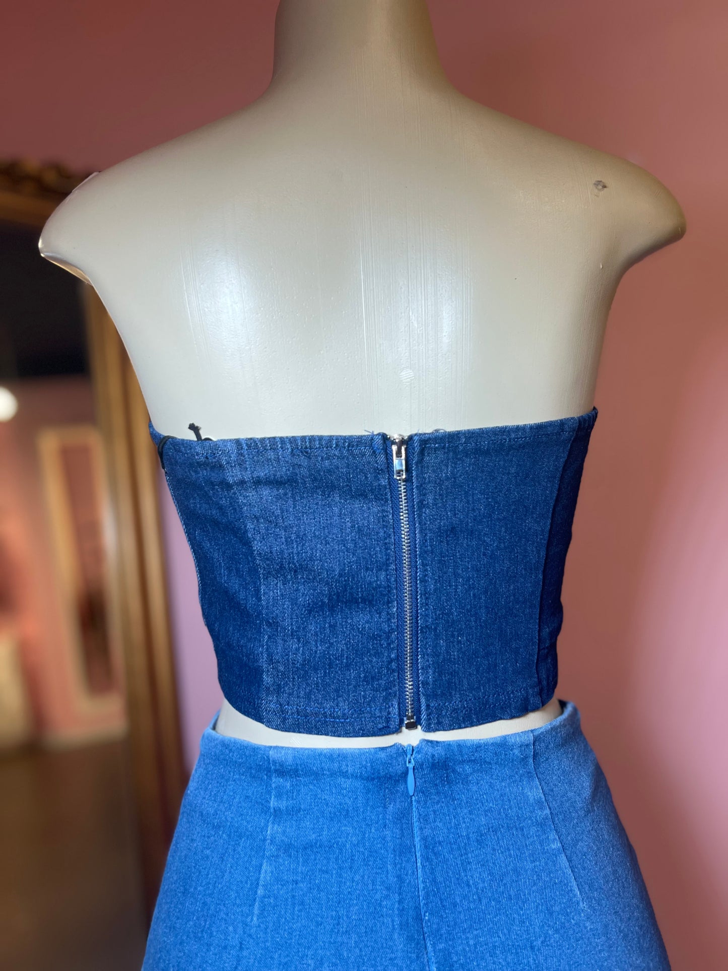 Tessa Denim Corset