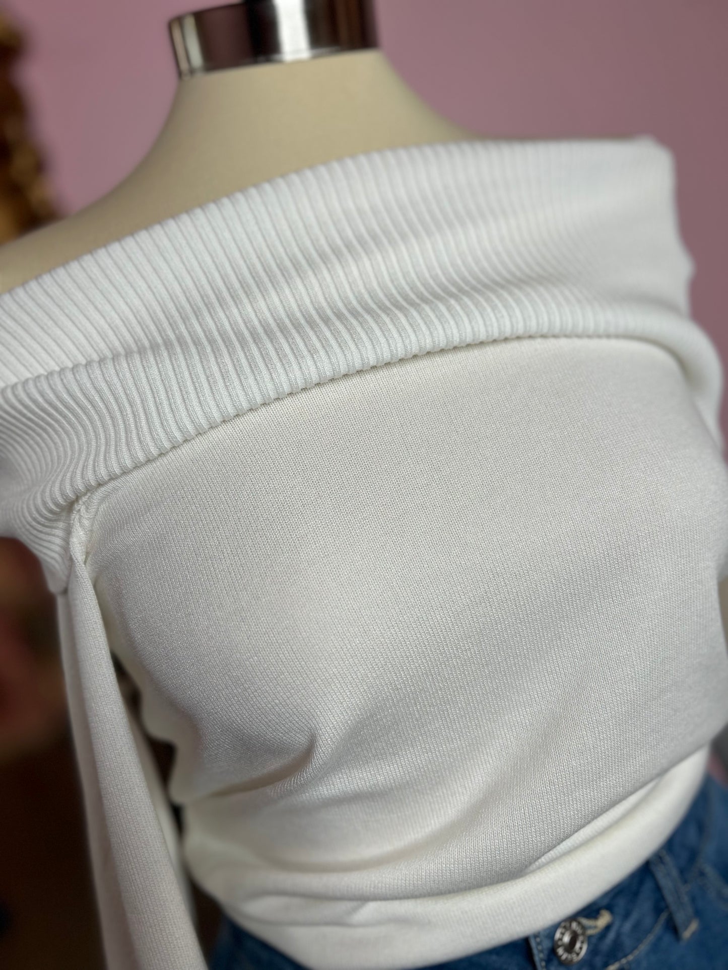 Cynthia Off Shoulder Long Sleeve