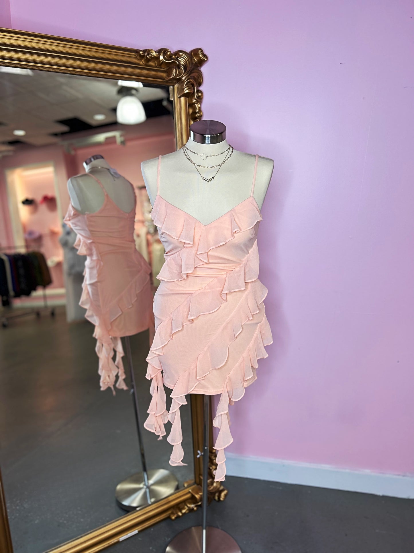 Flirty ruffle dress