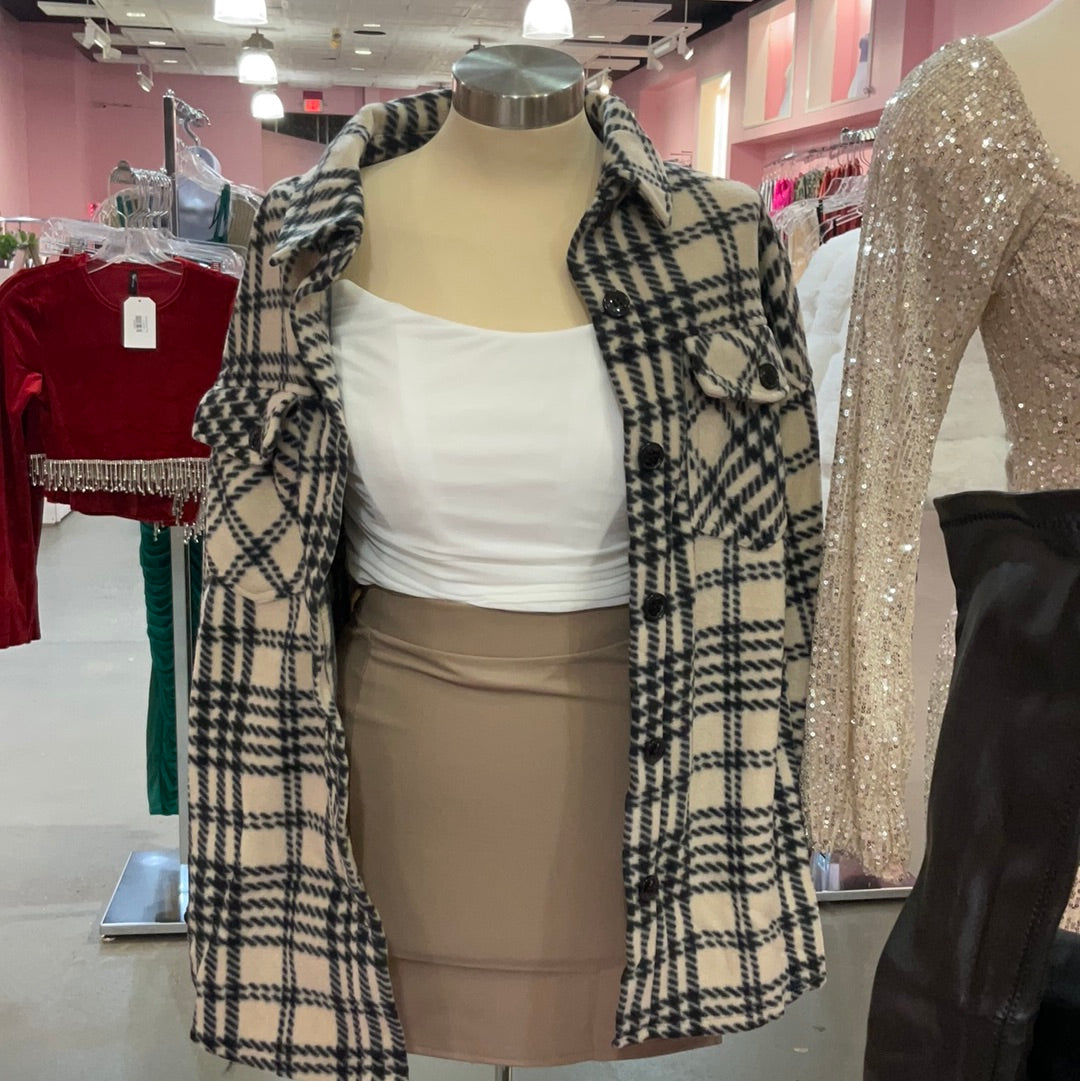 Madeline plaid jacket