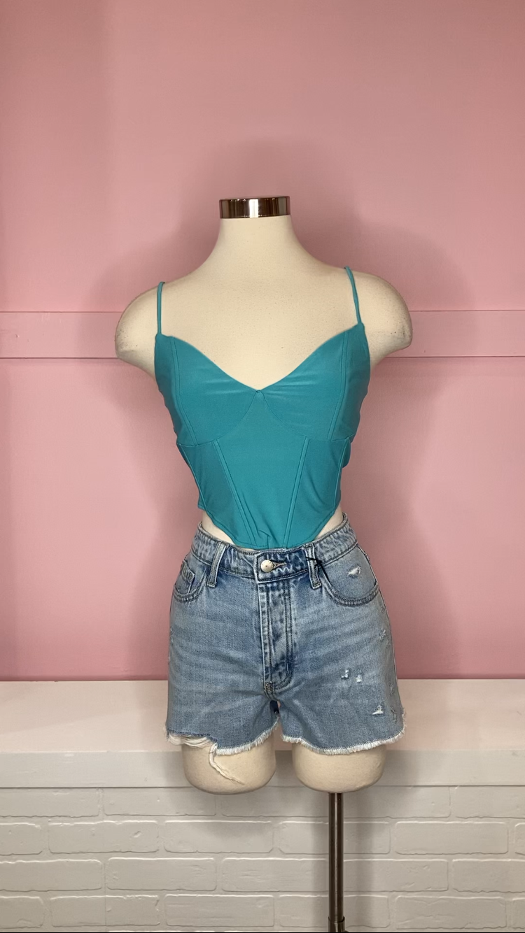 Summer denim shorts