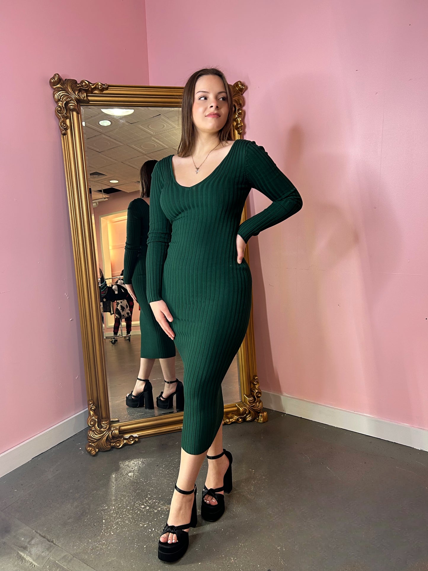 Zara sweater dress