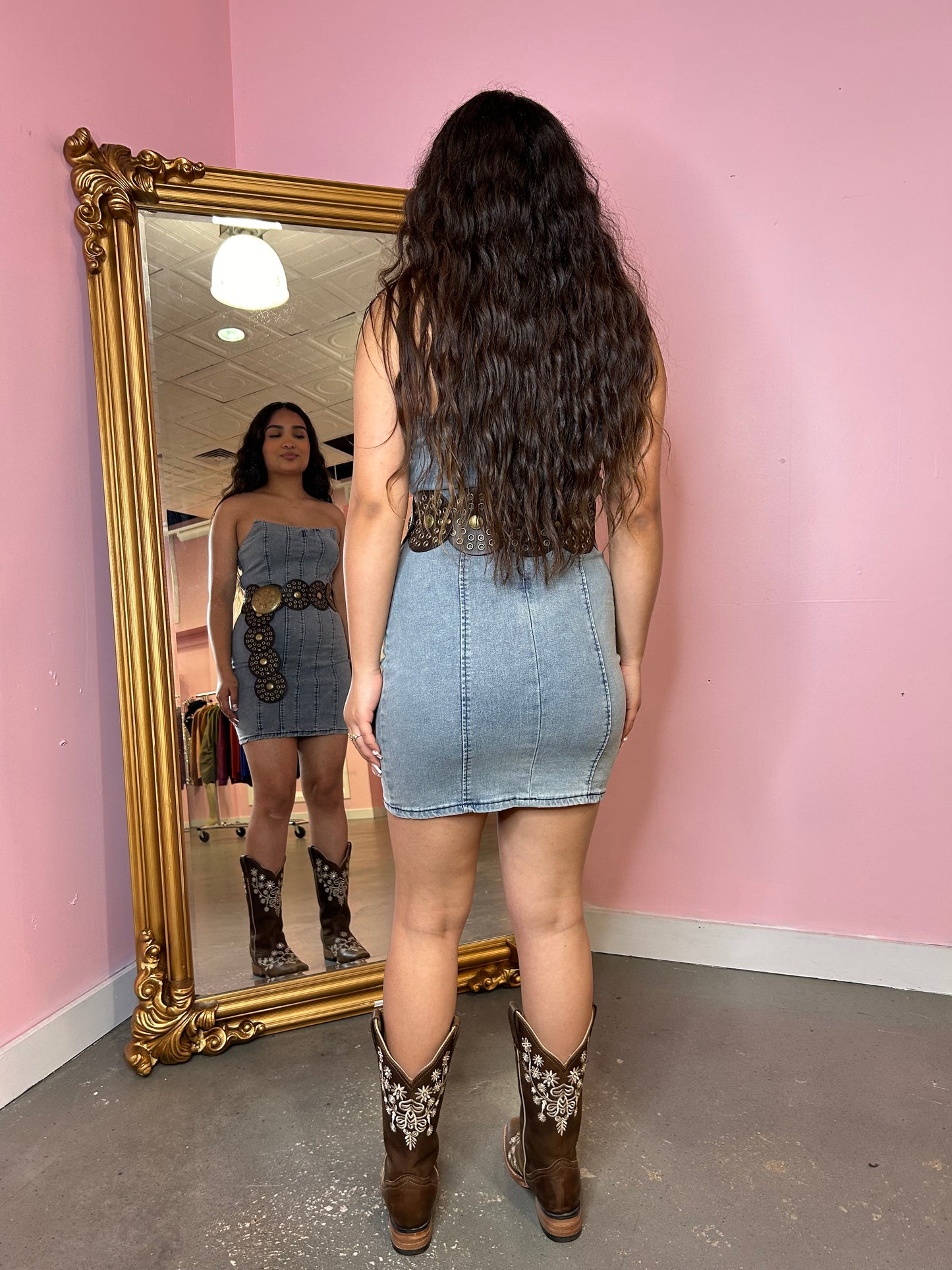 Agave Denim Dress