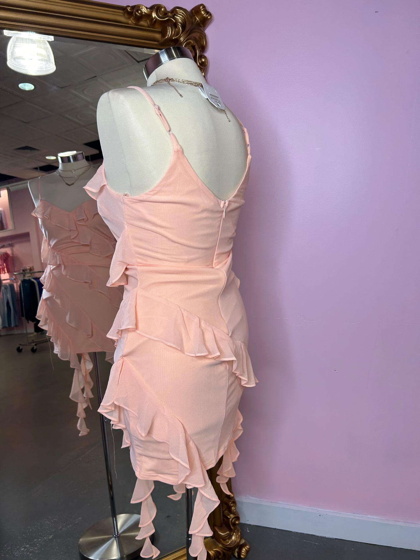 Flirty ruffle dress
