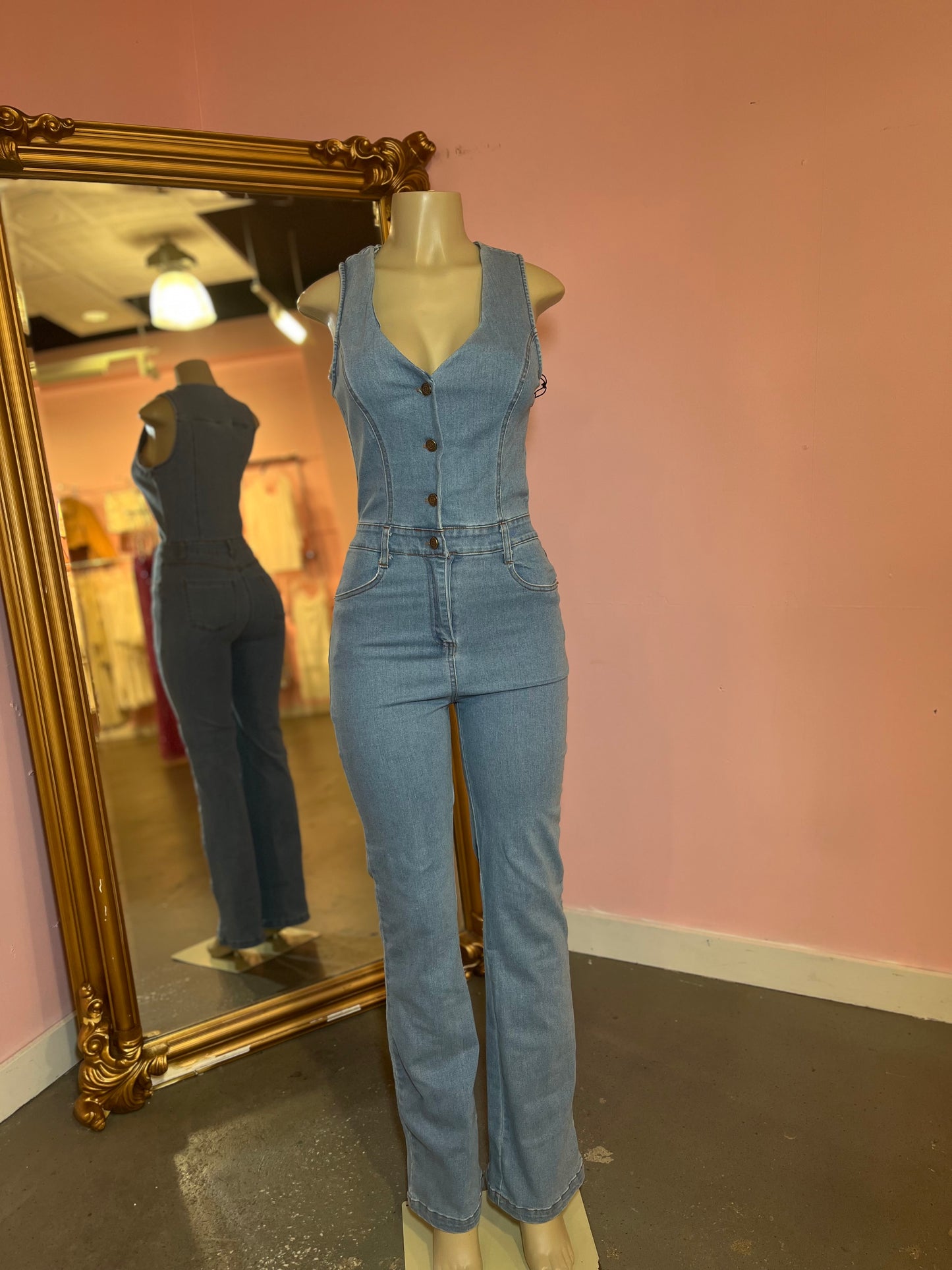 Regina Denim Jumpsuit