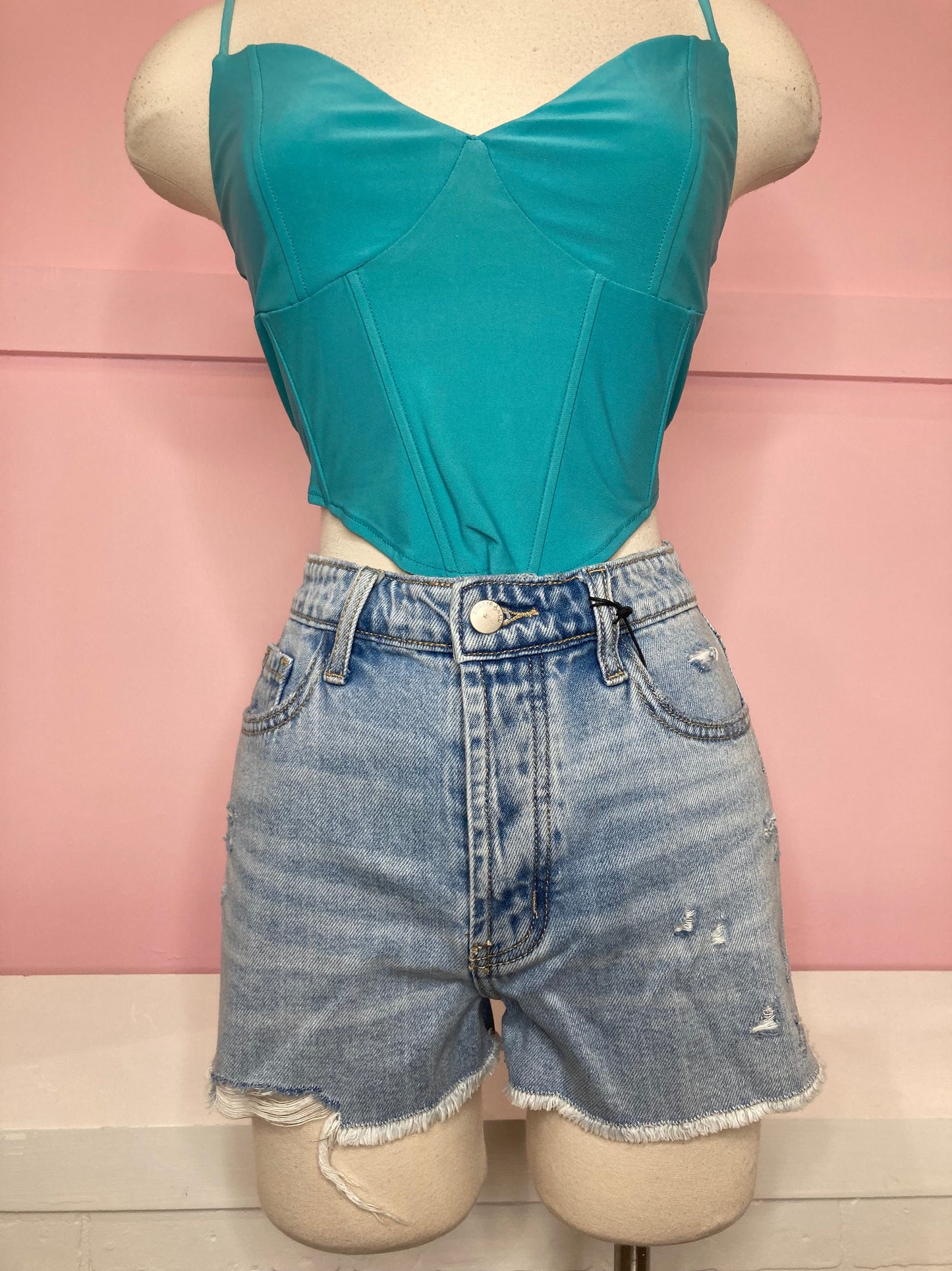 Summer denim shorts