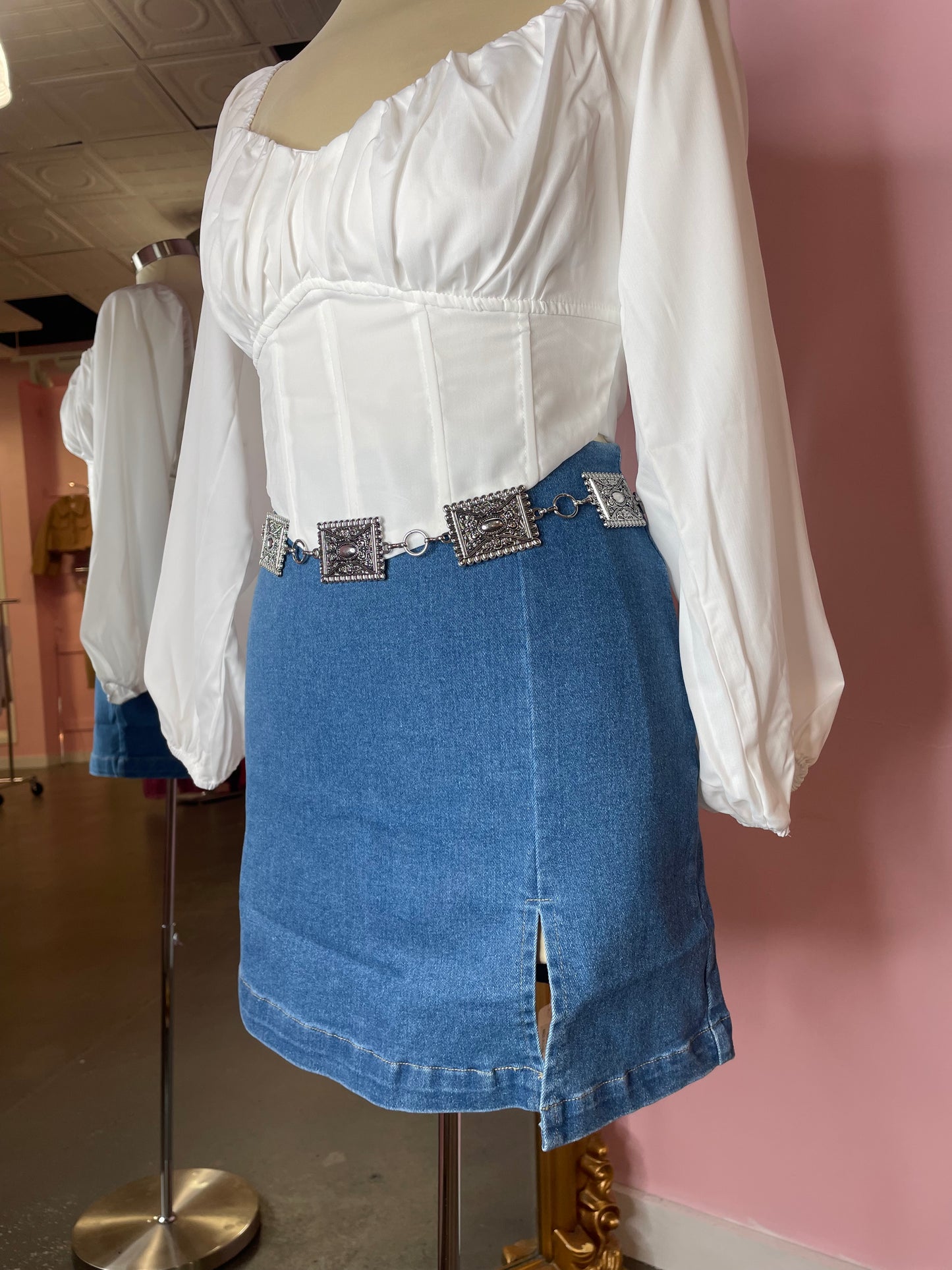 Leila Denim Skirt