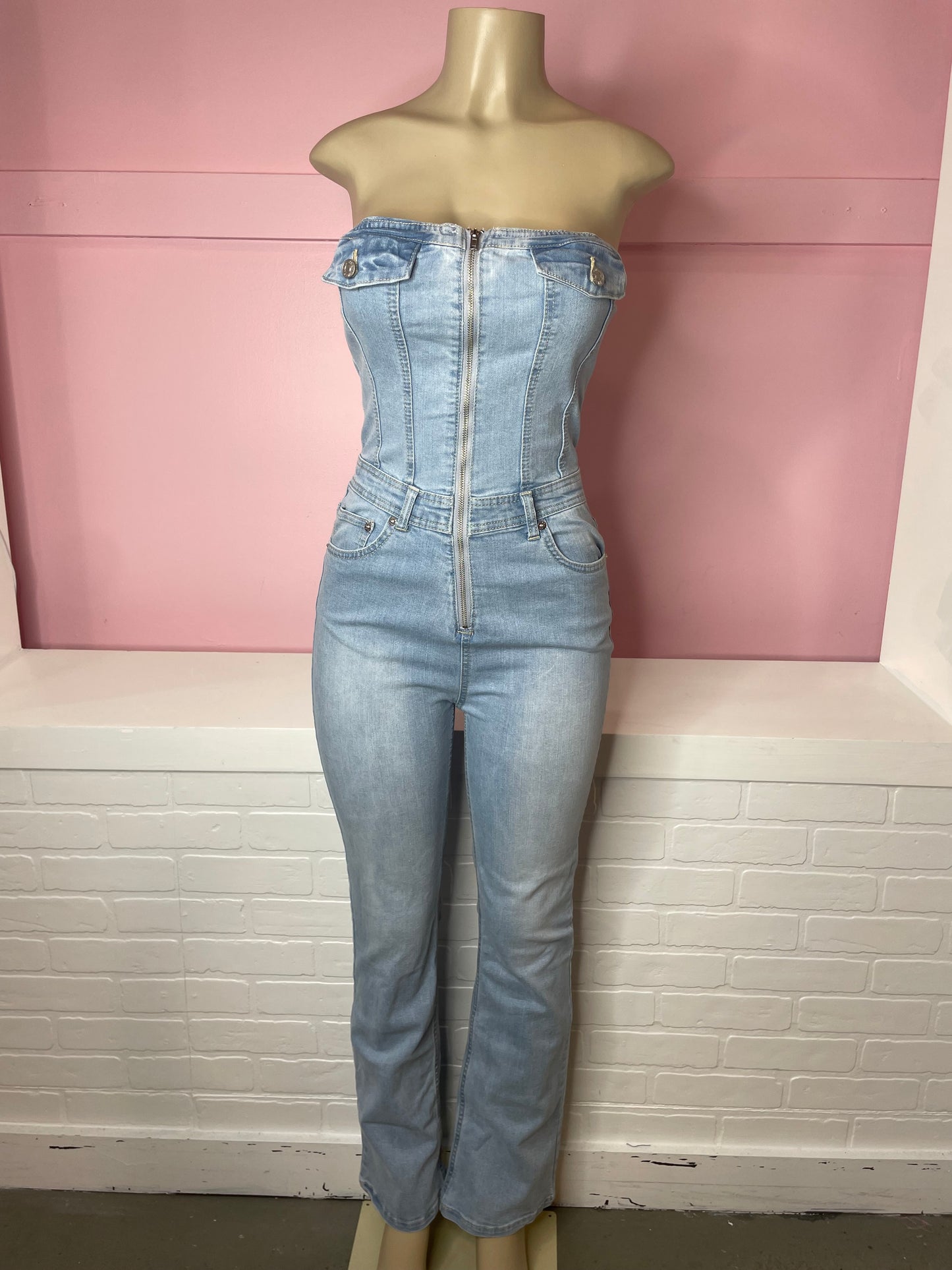 Julianna Denim Jumpsuit