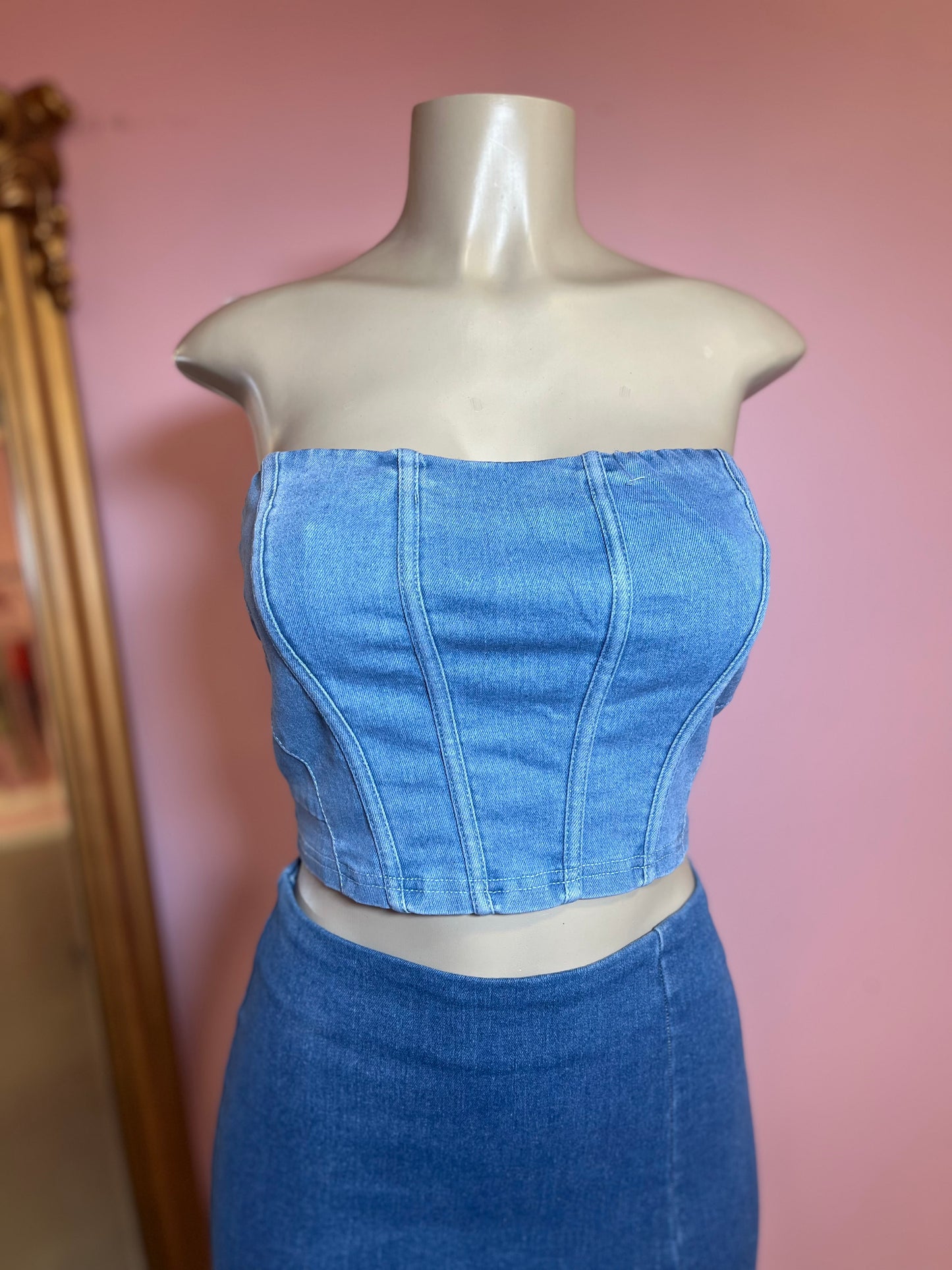 Tessa Denim Corset