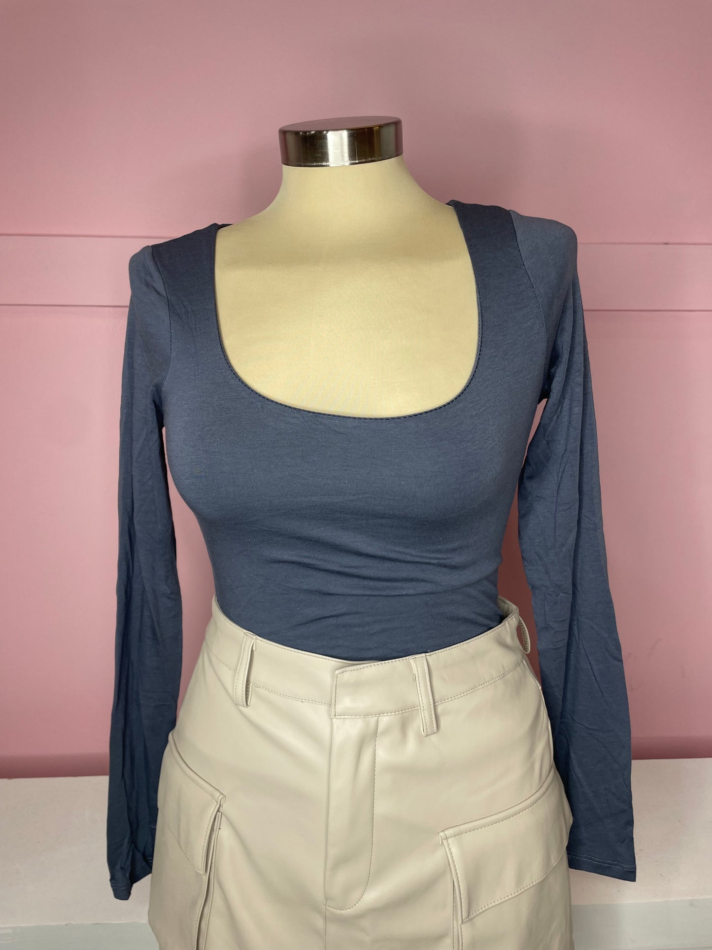 Lea Long sleeve Double Layered Top