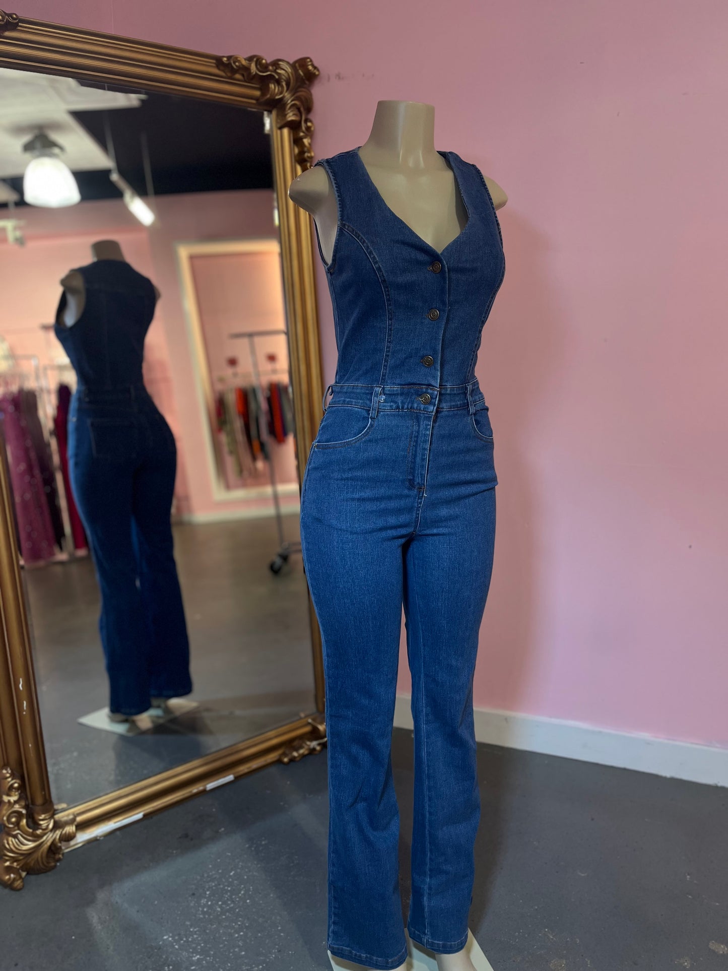Regina Denim Jumpsuit