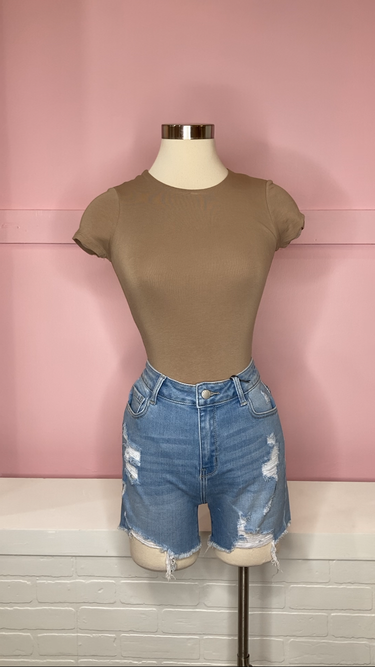 Nellie denim shorts