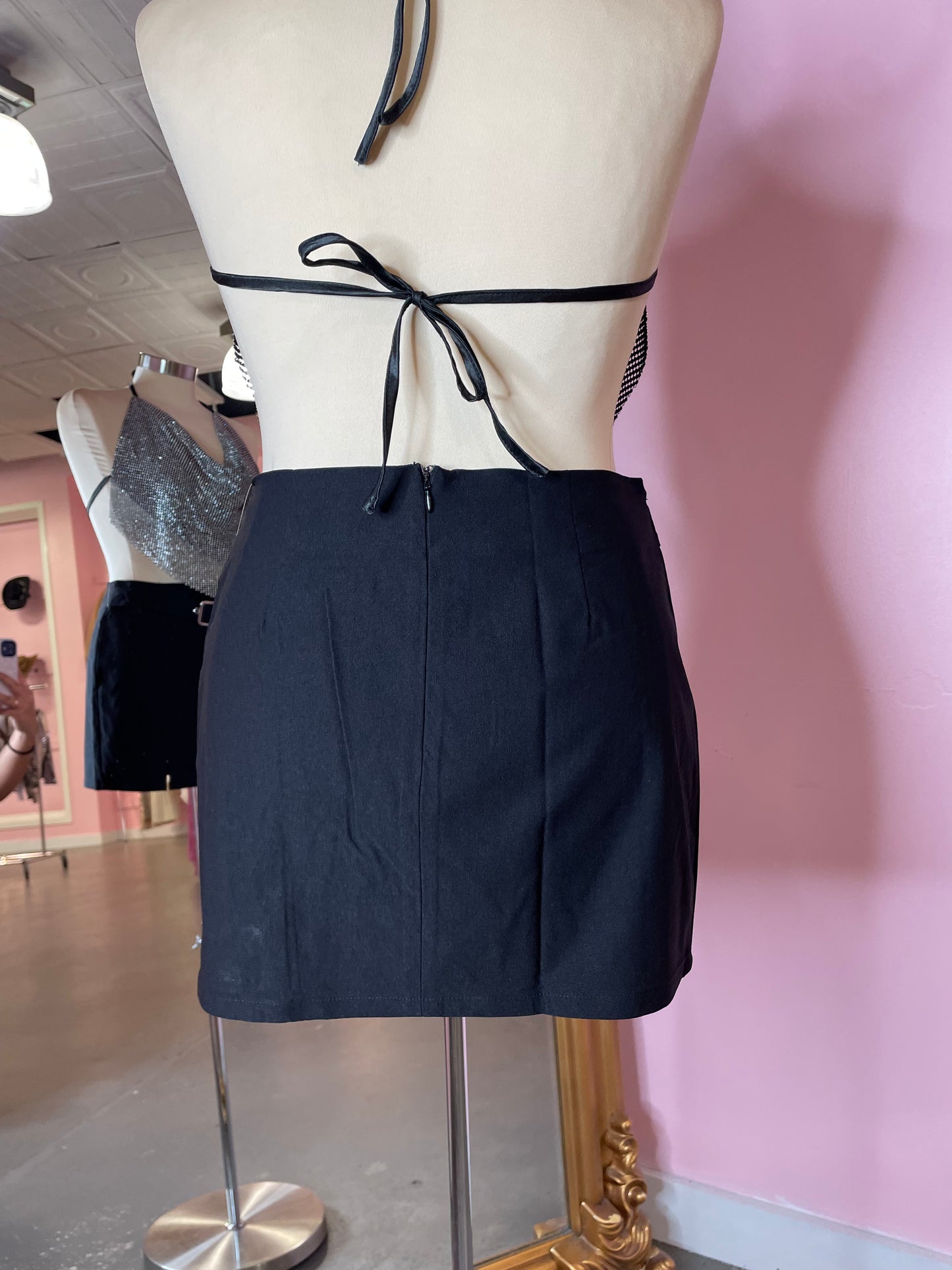 Tonight Belted Skirt