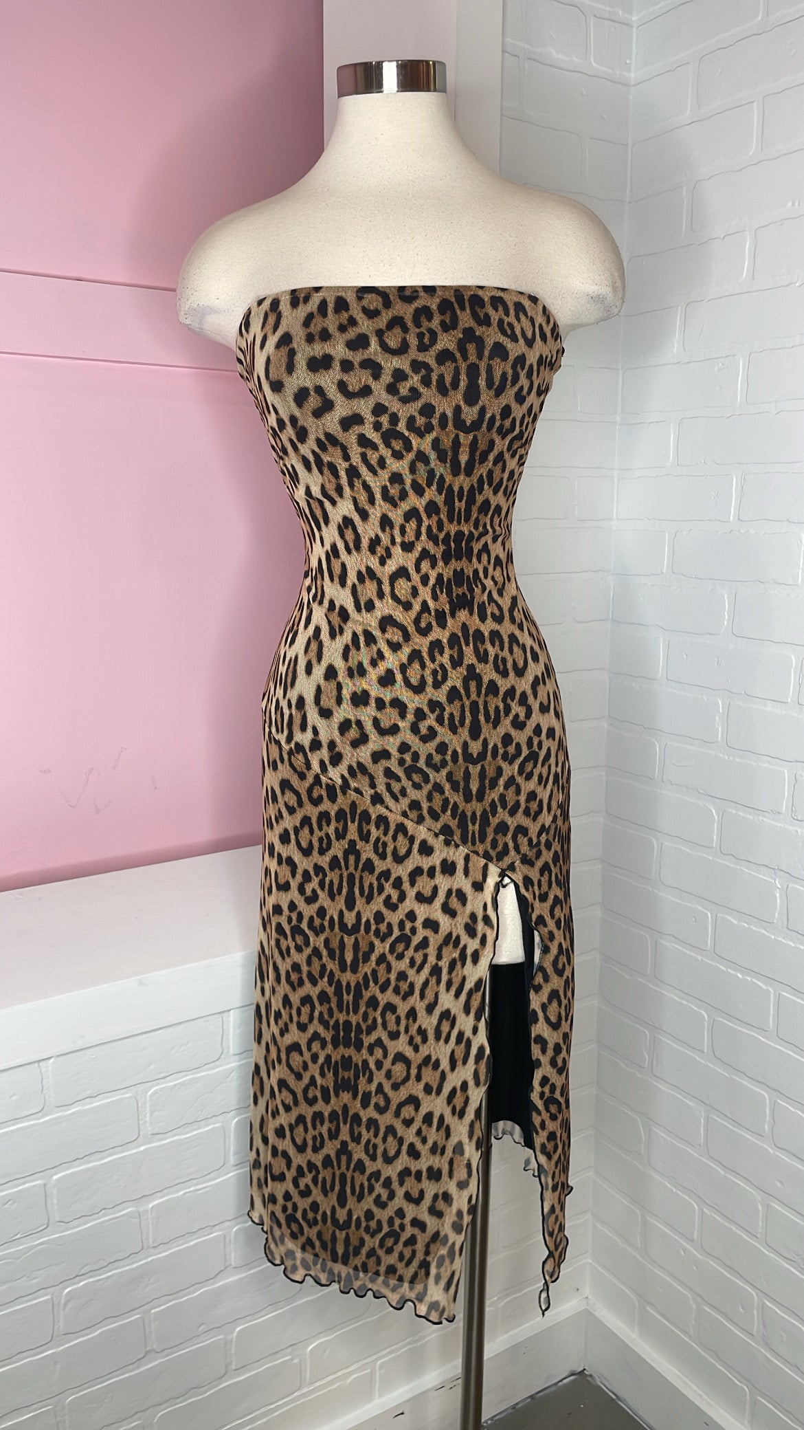 Wild One mid slit Bodycon dress