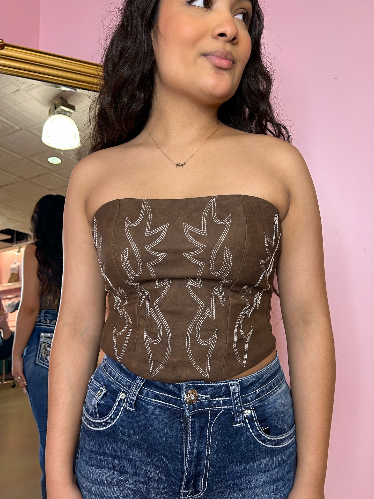 Norteña Corset Top