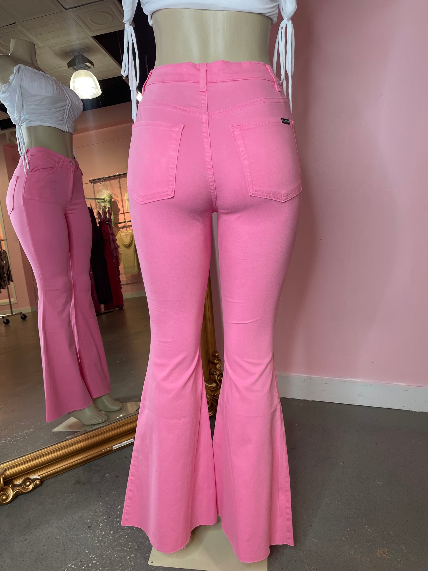 Bubblegum Flare Jeans
