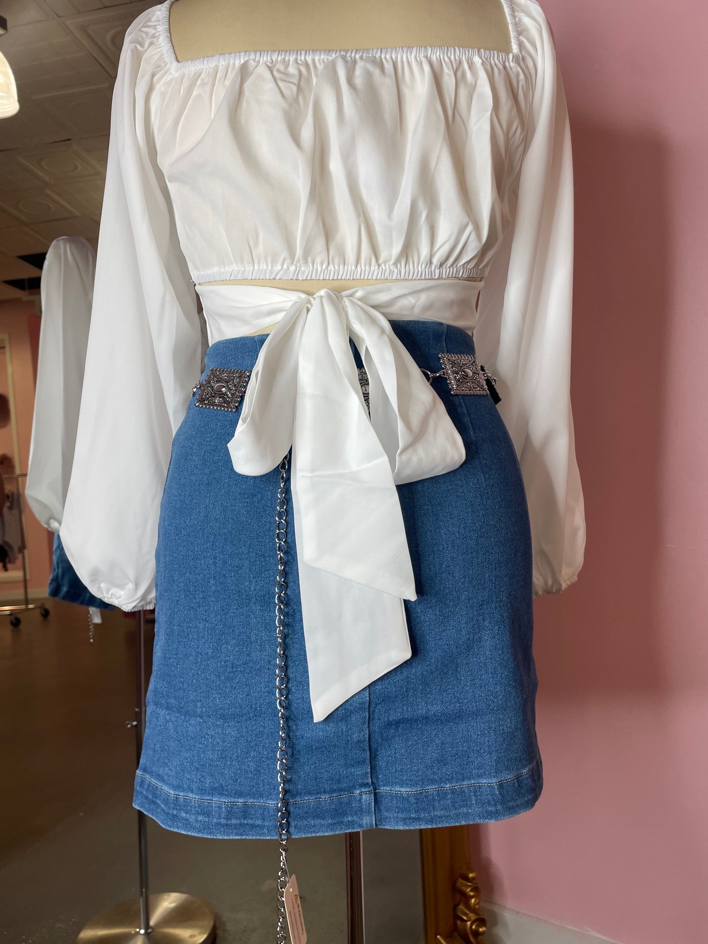 Leila Denim Skirt