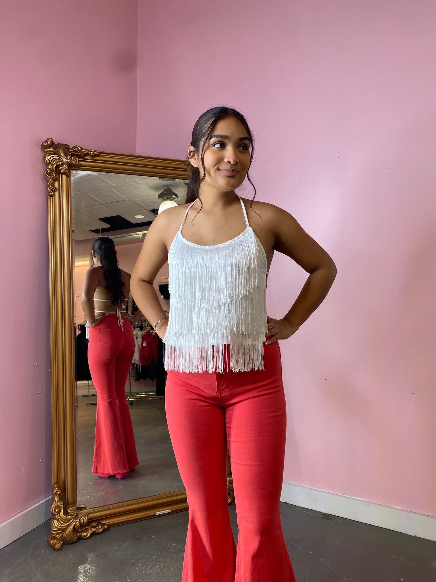 Natalie Fringe top