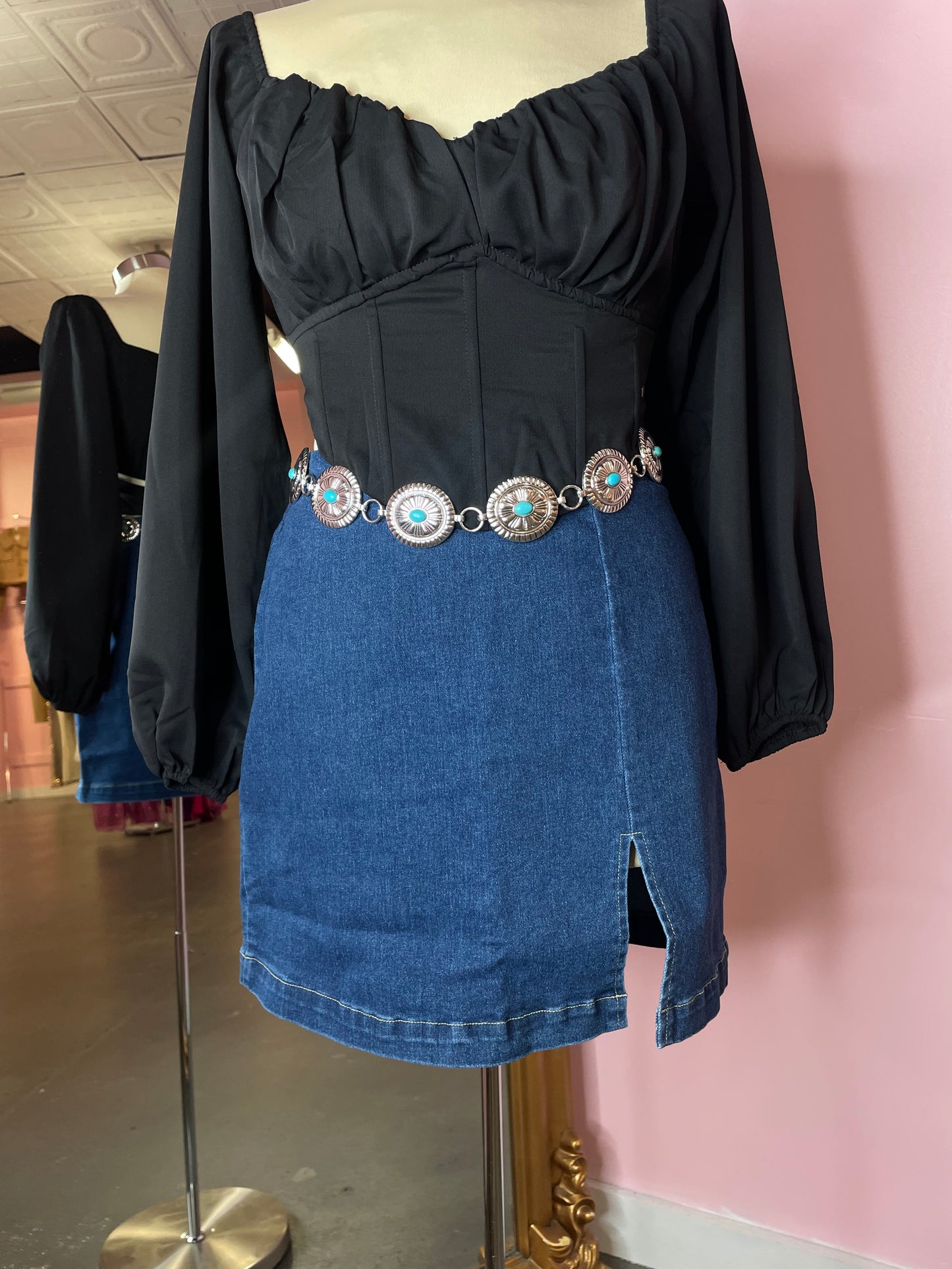 Leila Denim Skirt