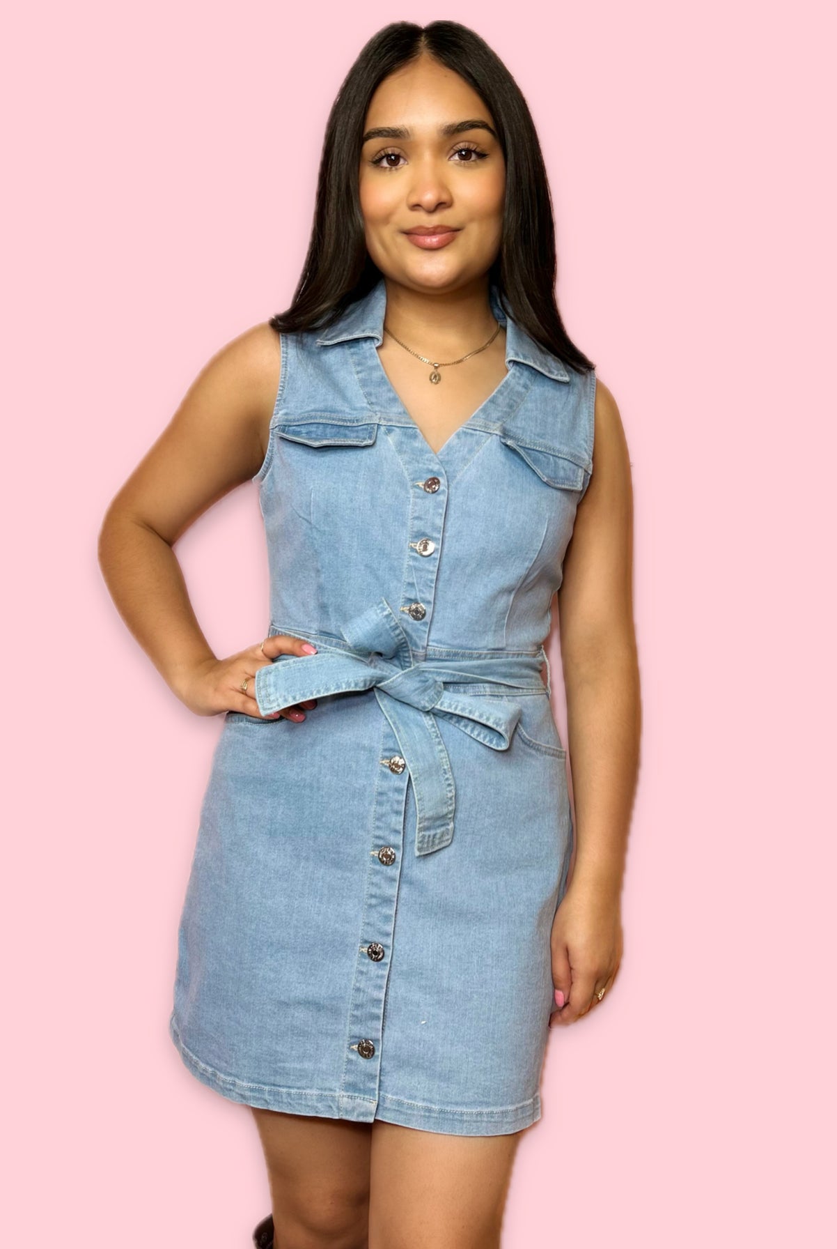 Julie Denim Dress