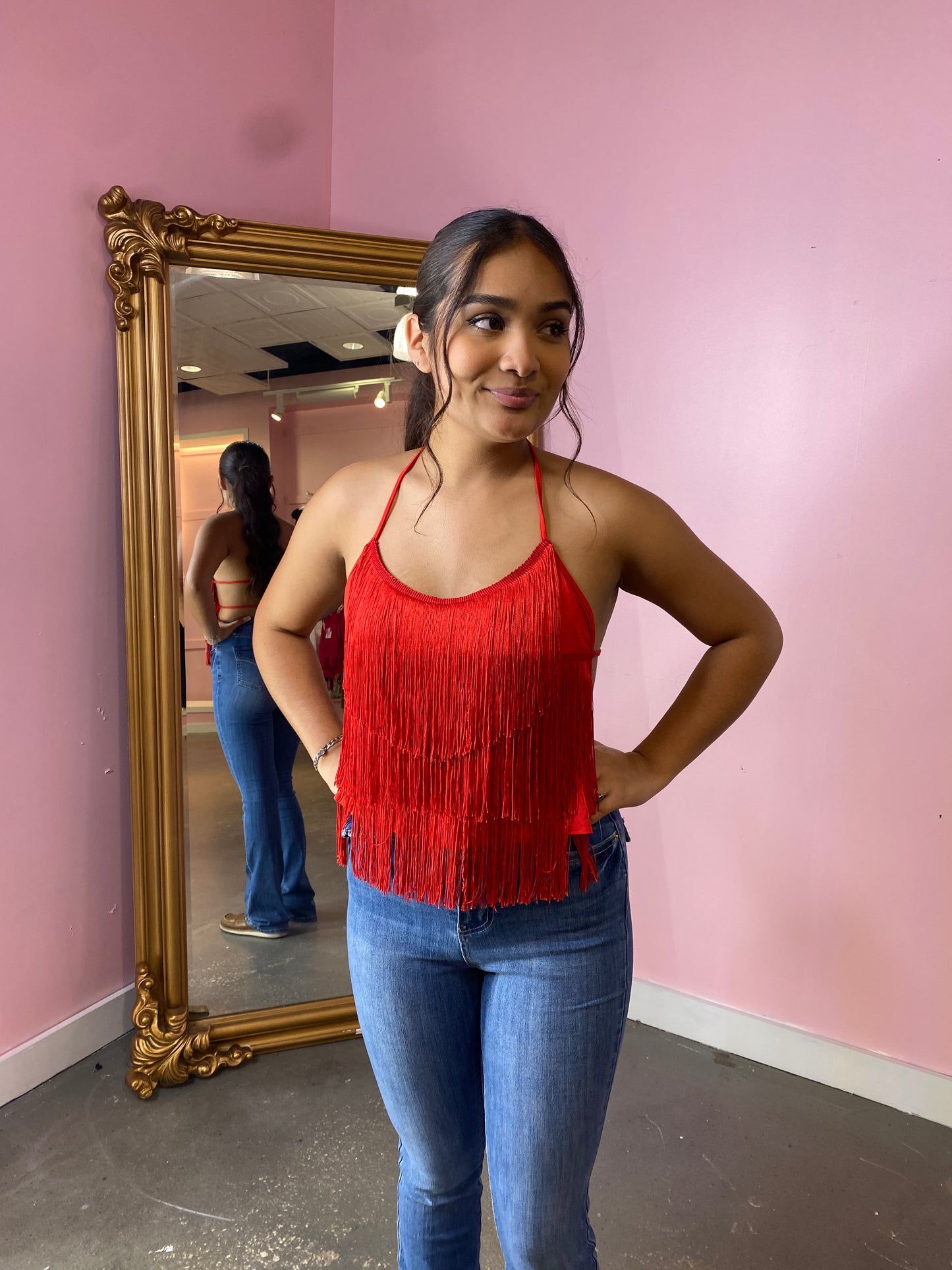 Natalie Fringe top