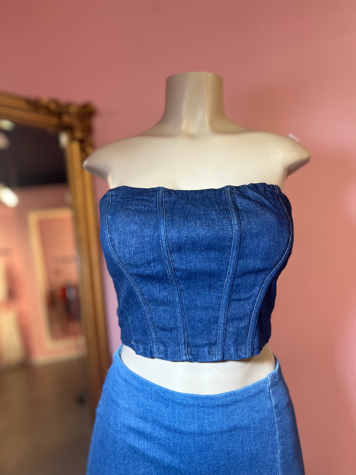 Tessa Denim Corset