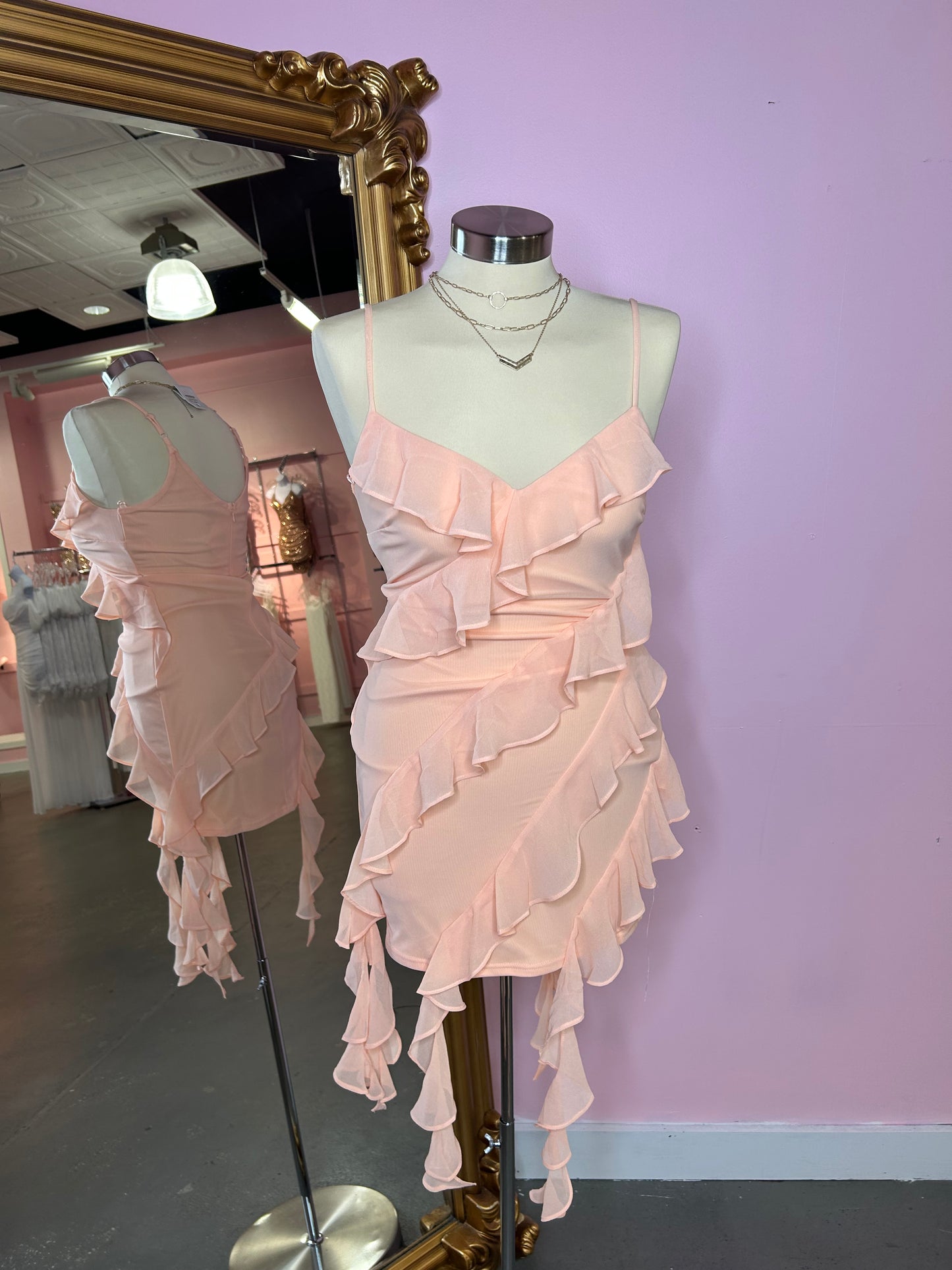 Flirty ruffle dress