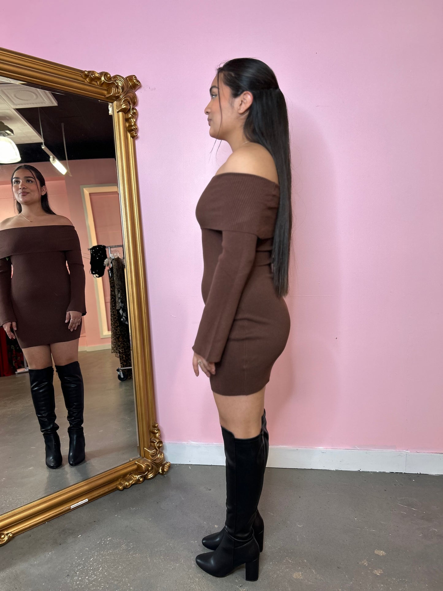 Karla Off Shoulder Mini Dress