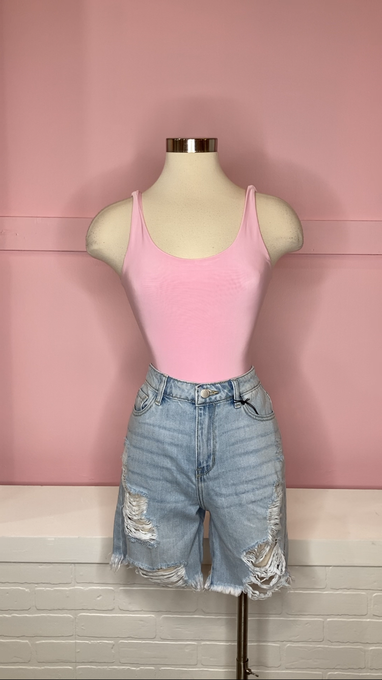 Cleo denim shorts