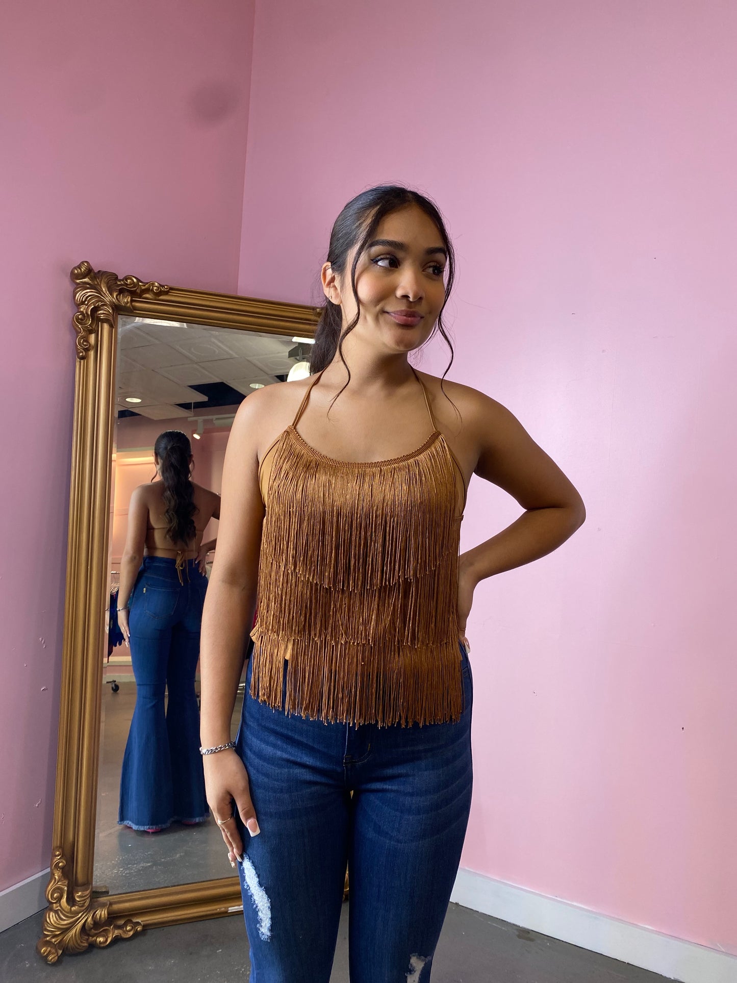 Natalie Fringe top
