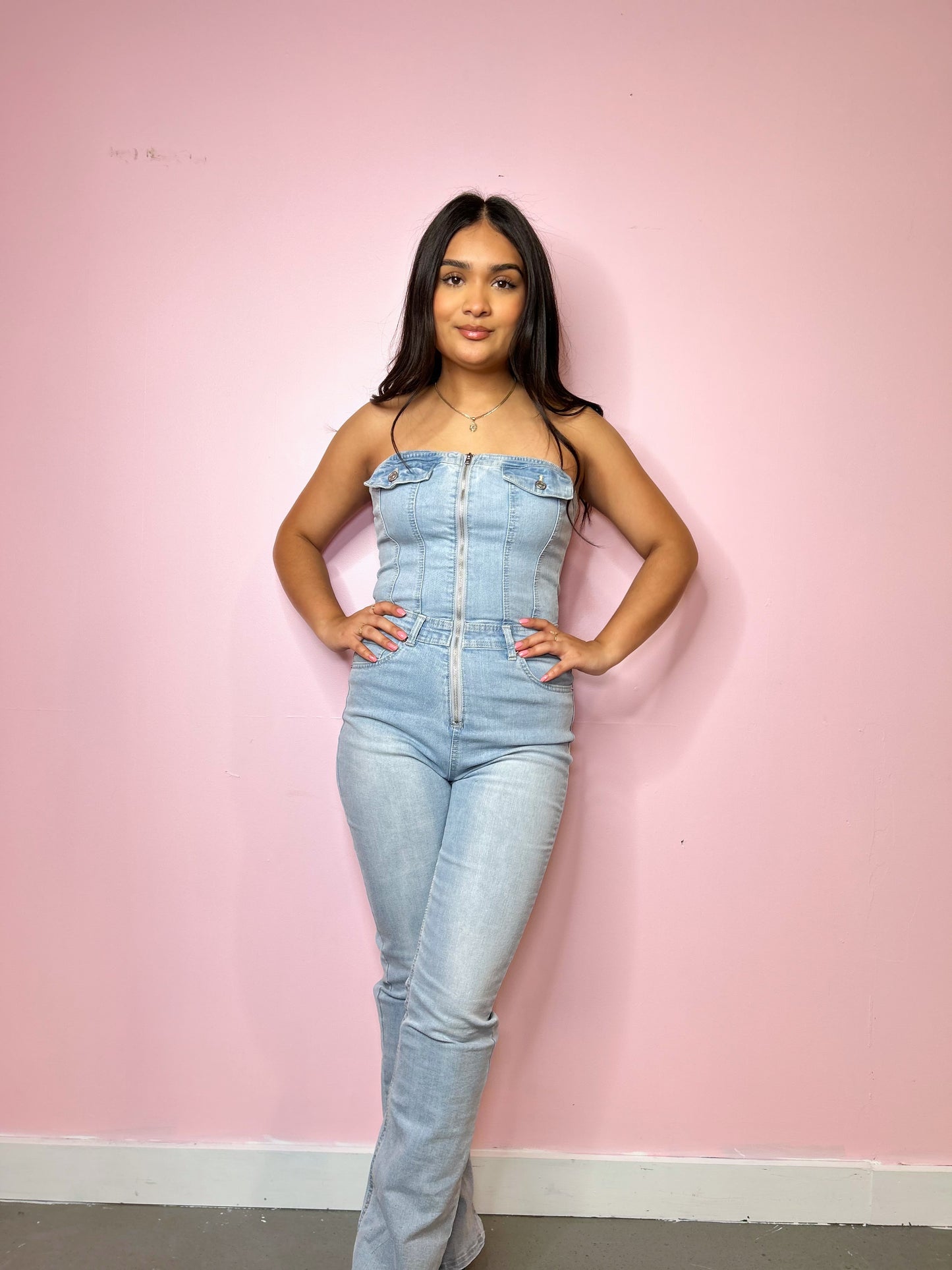 Julianna Denim Jumpsuit