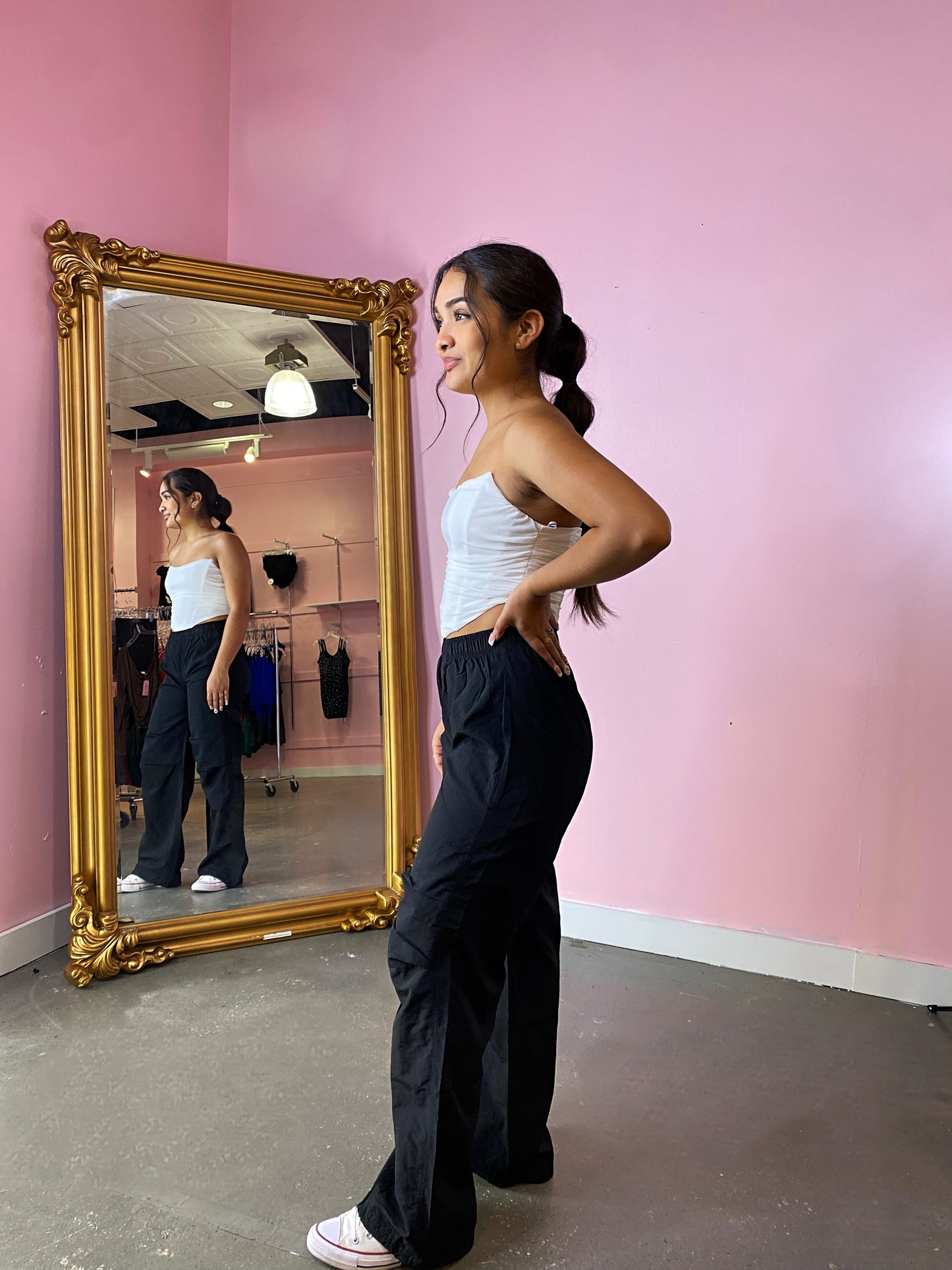 Leave it Alone parachute pants