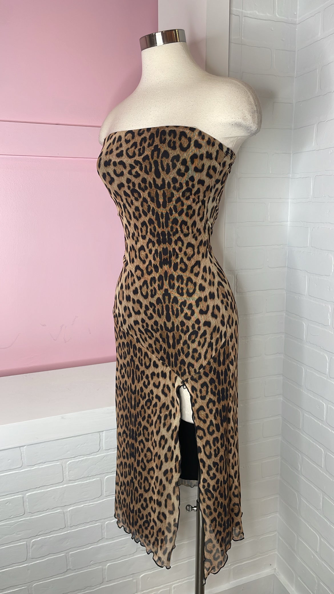Wild One mid slit Bodycon dress