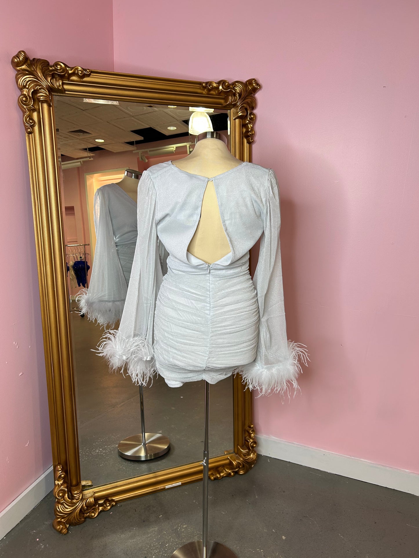 White phoenix dress