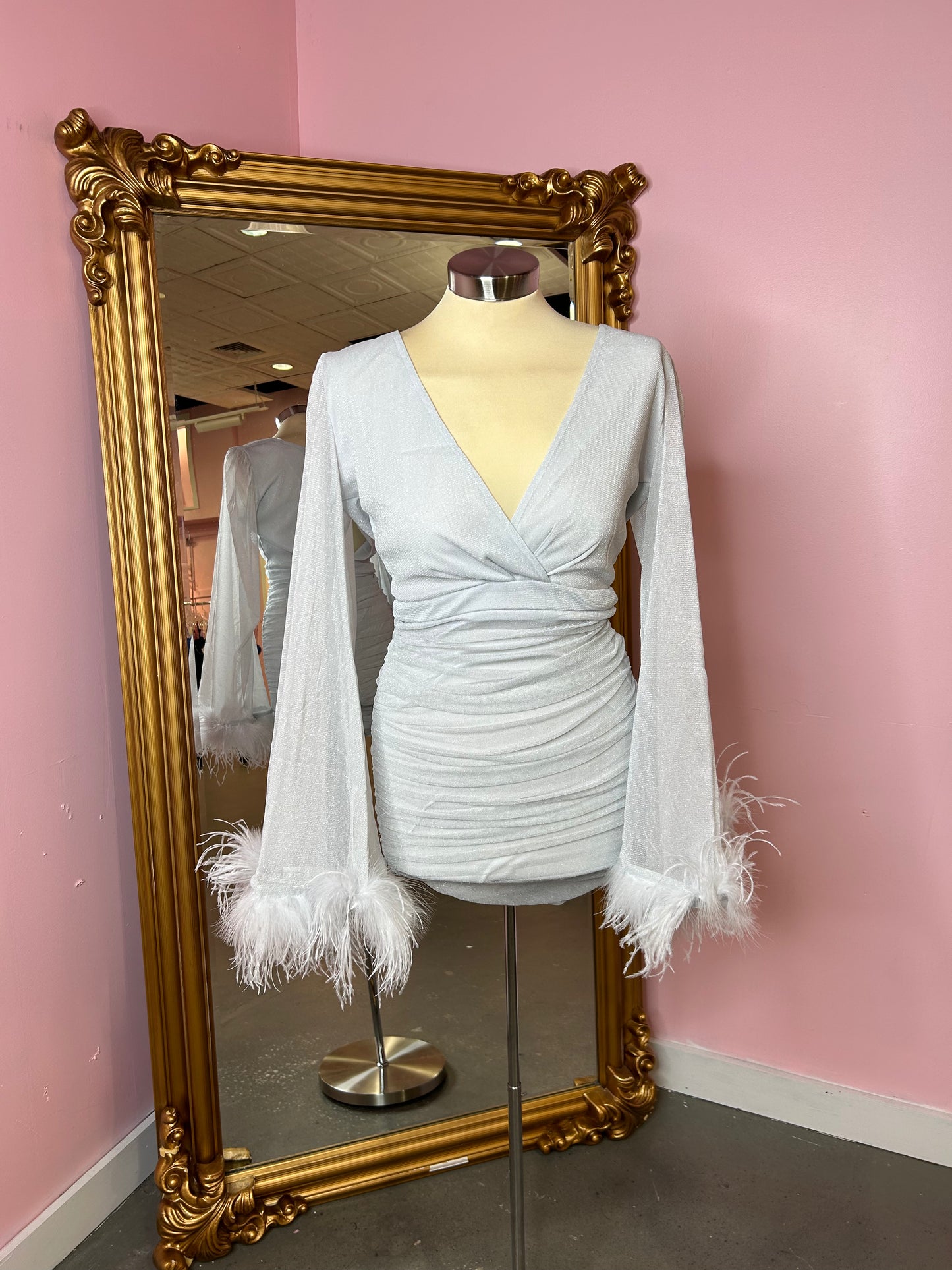 White phoenix dress