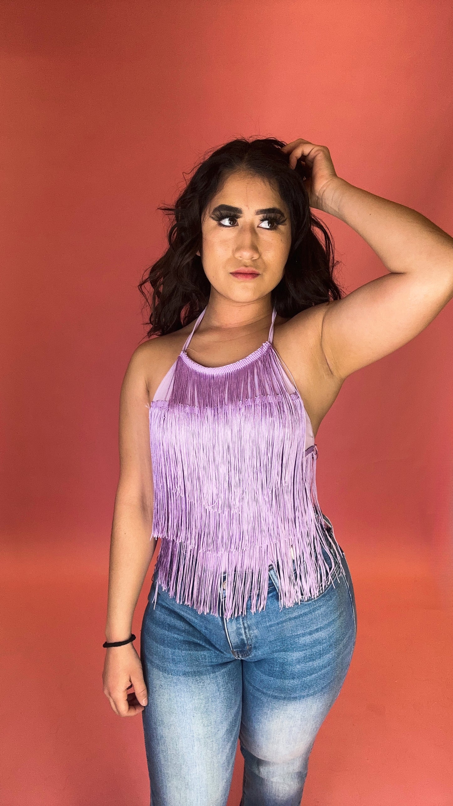 Fatima Fringe Crop Top