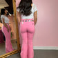 Bubblegum Flare Jeans