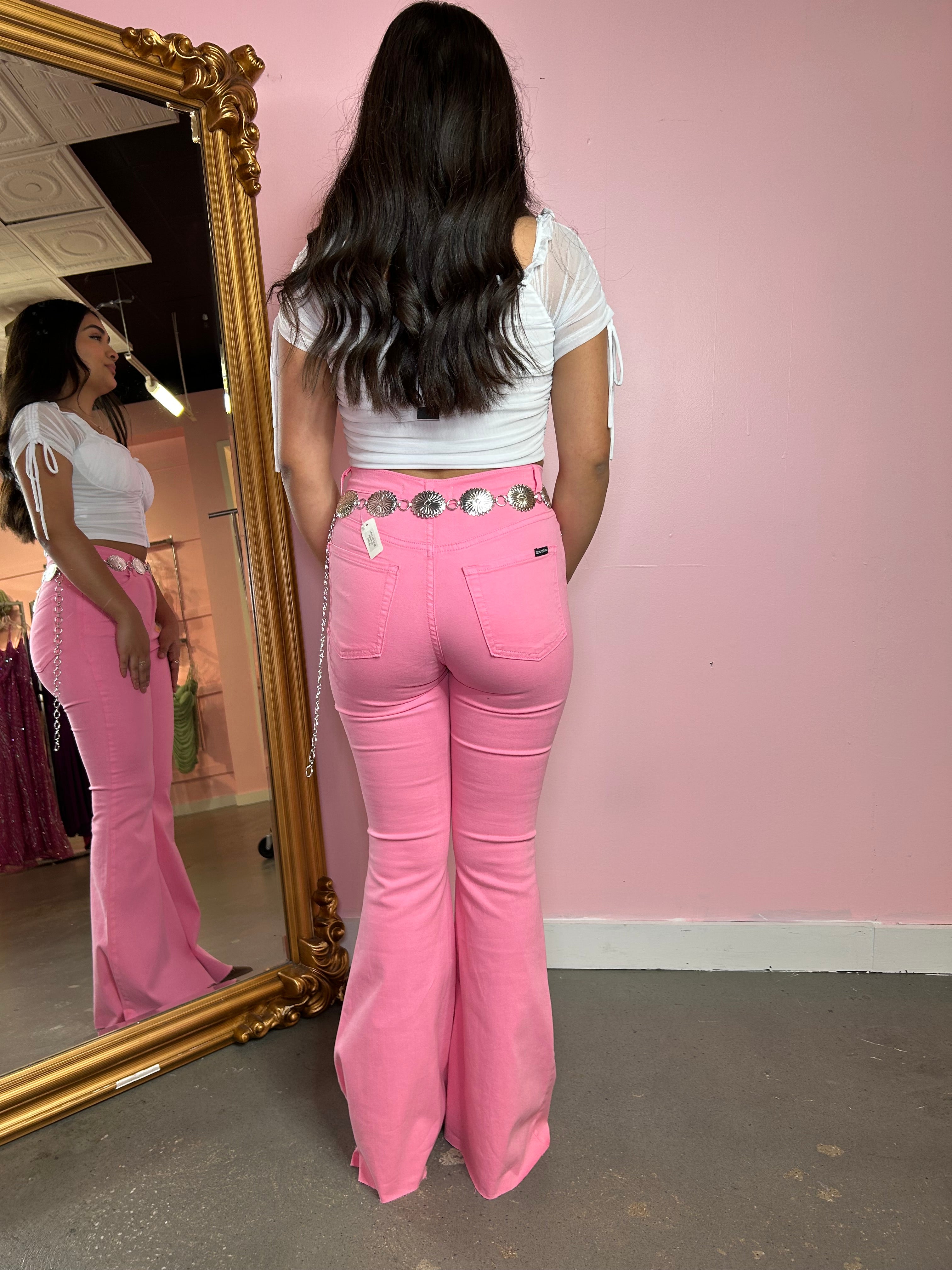 Bubblegum Flare Jeans