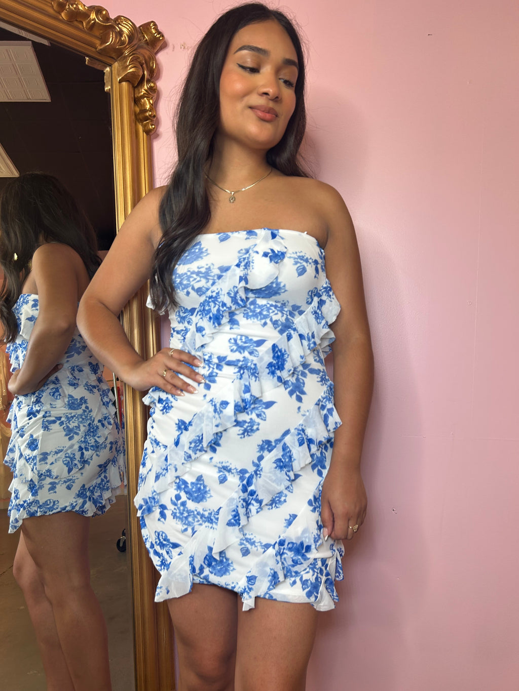 Adelina Ruffle Dress