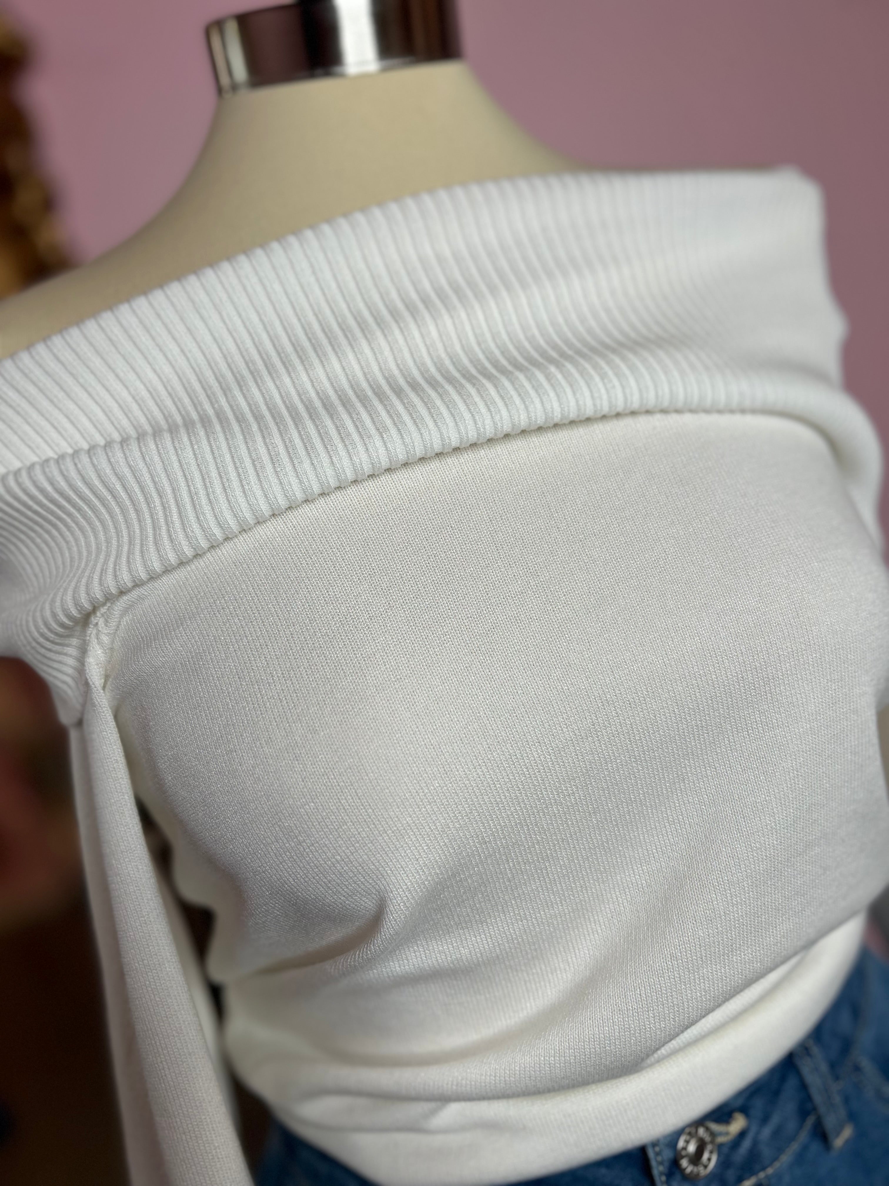 Cynthia Off Shoulder Long Sleeve