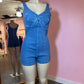 Talia Denim Romper