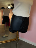 Victoria Leather Shorts