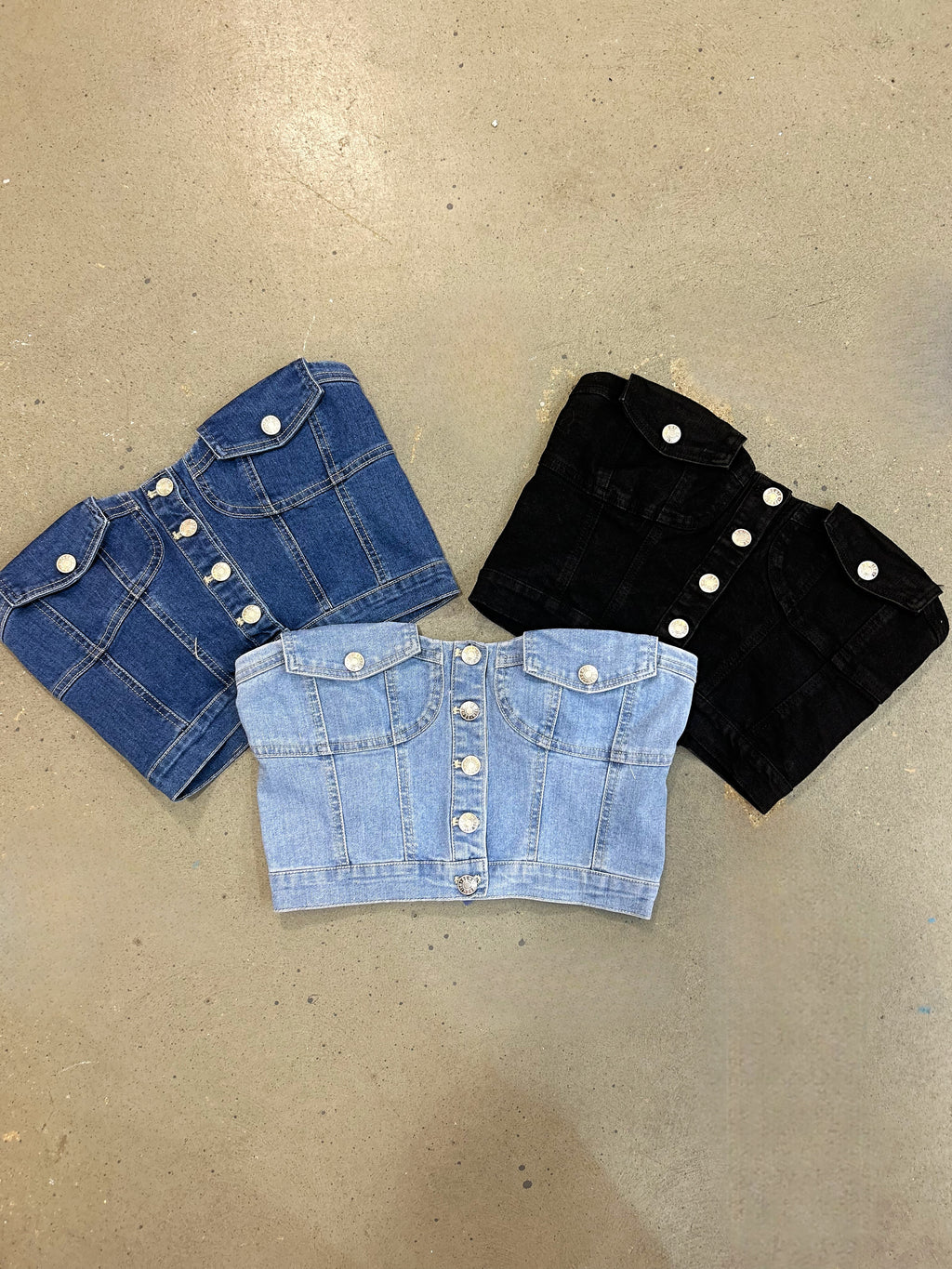 Fierce denim top