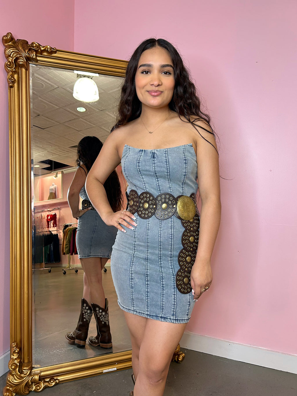 Agave Denim Dress