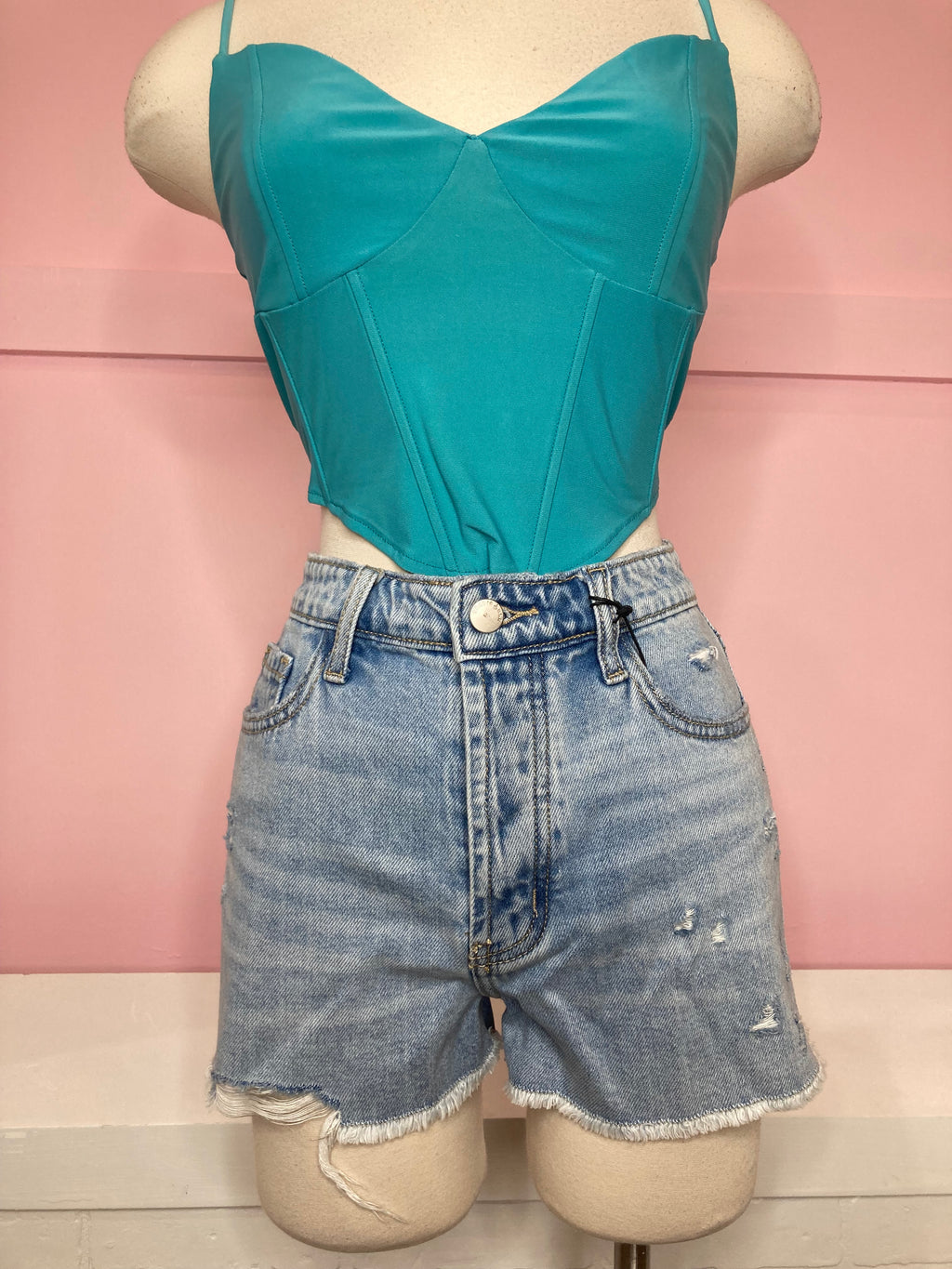 Summer denim shorts