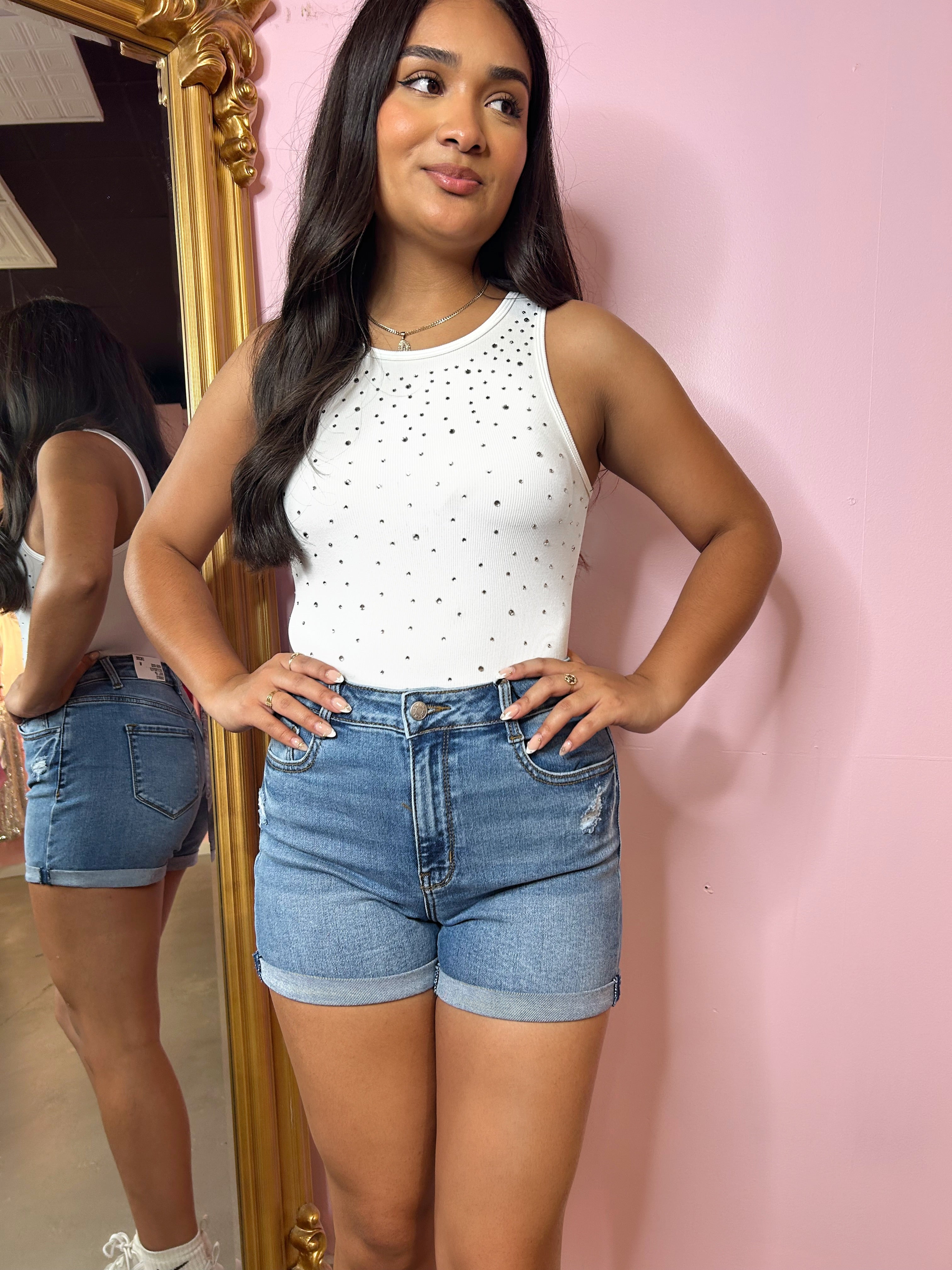 Caterine Denim Shorts