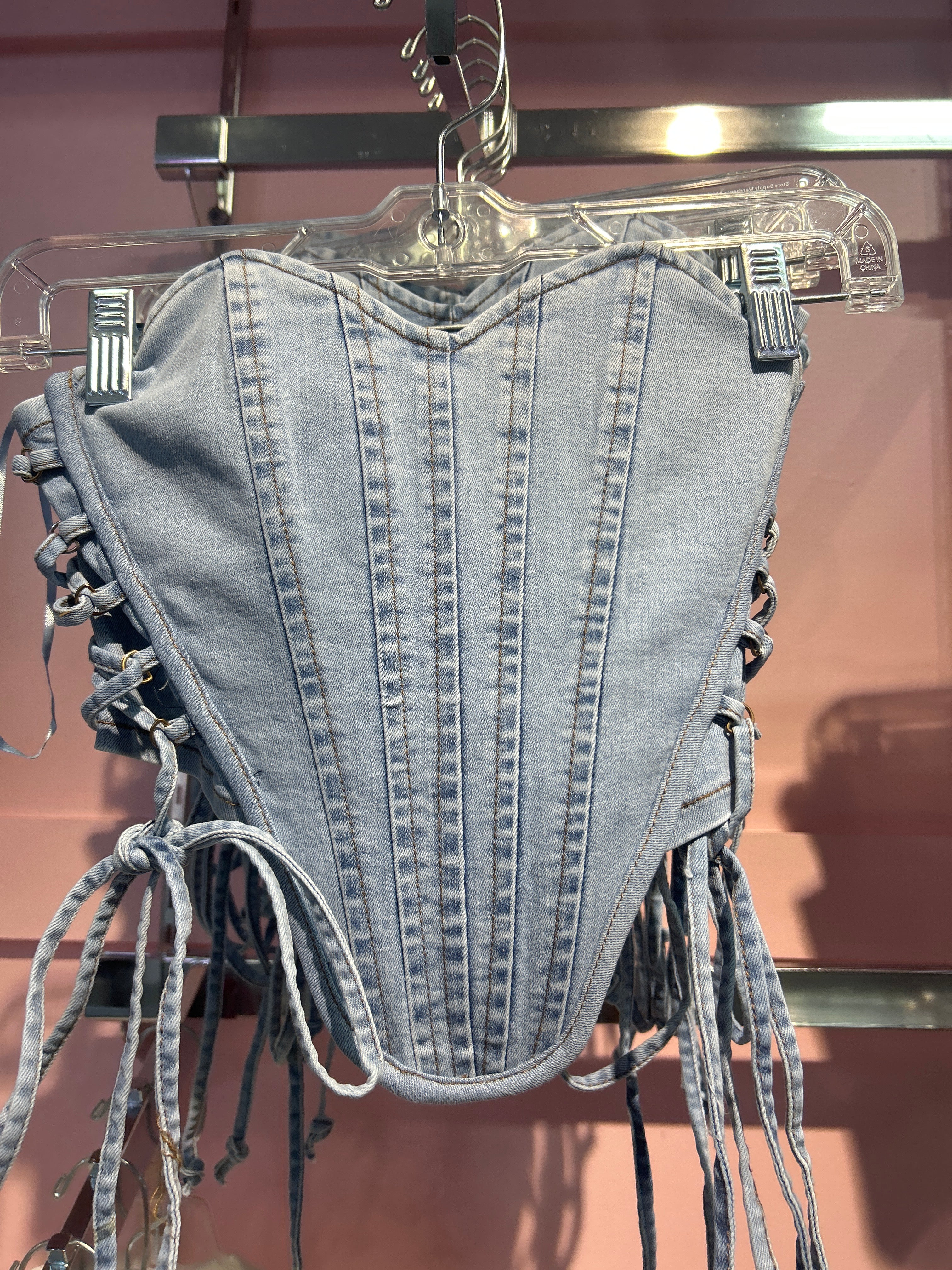 Amy Denim Corset