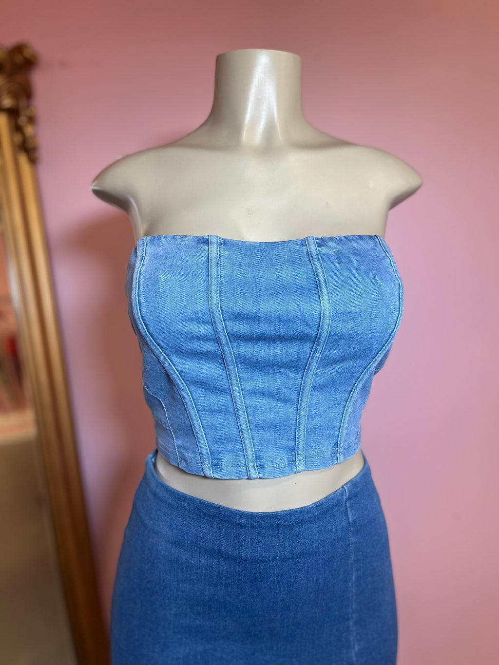 Tessa Denim Corset