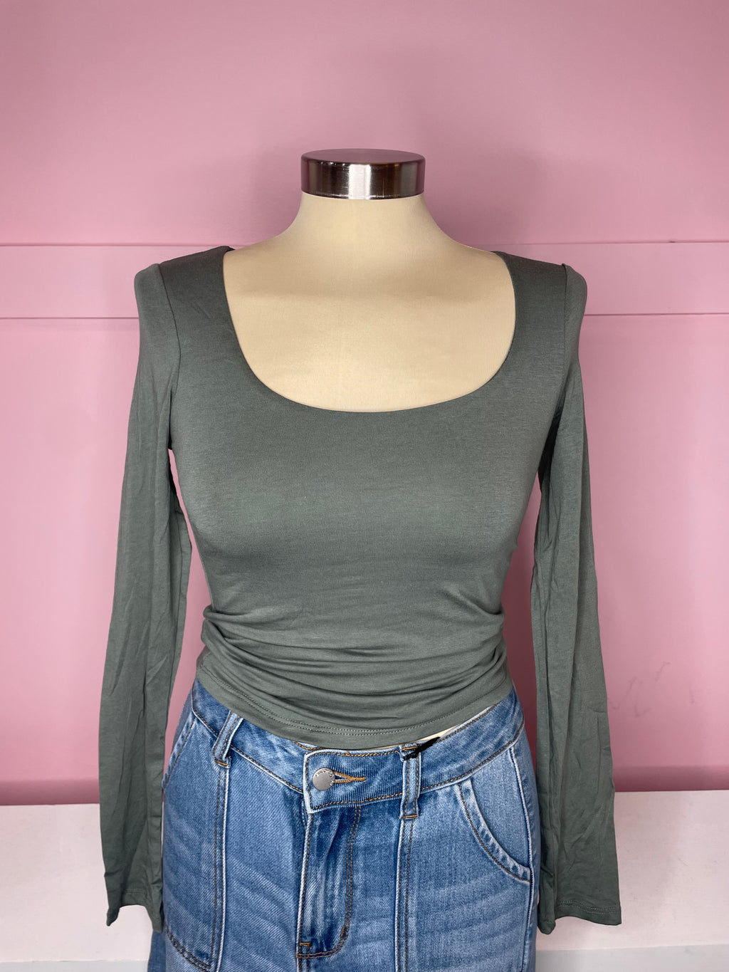 Lea Long sleeve Double Layered Top
