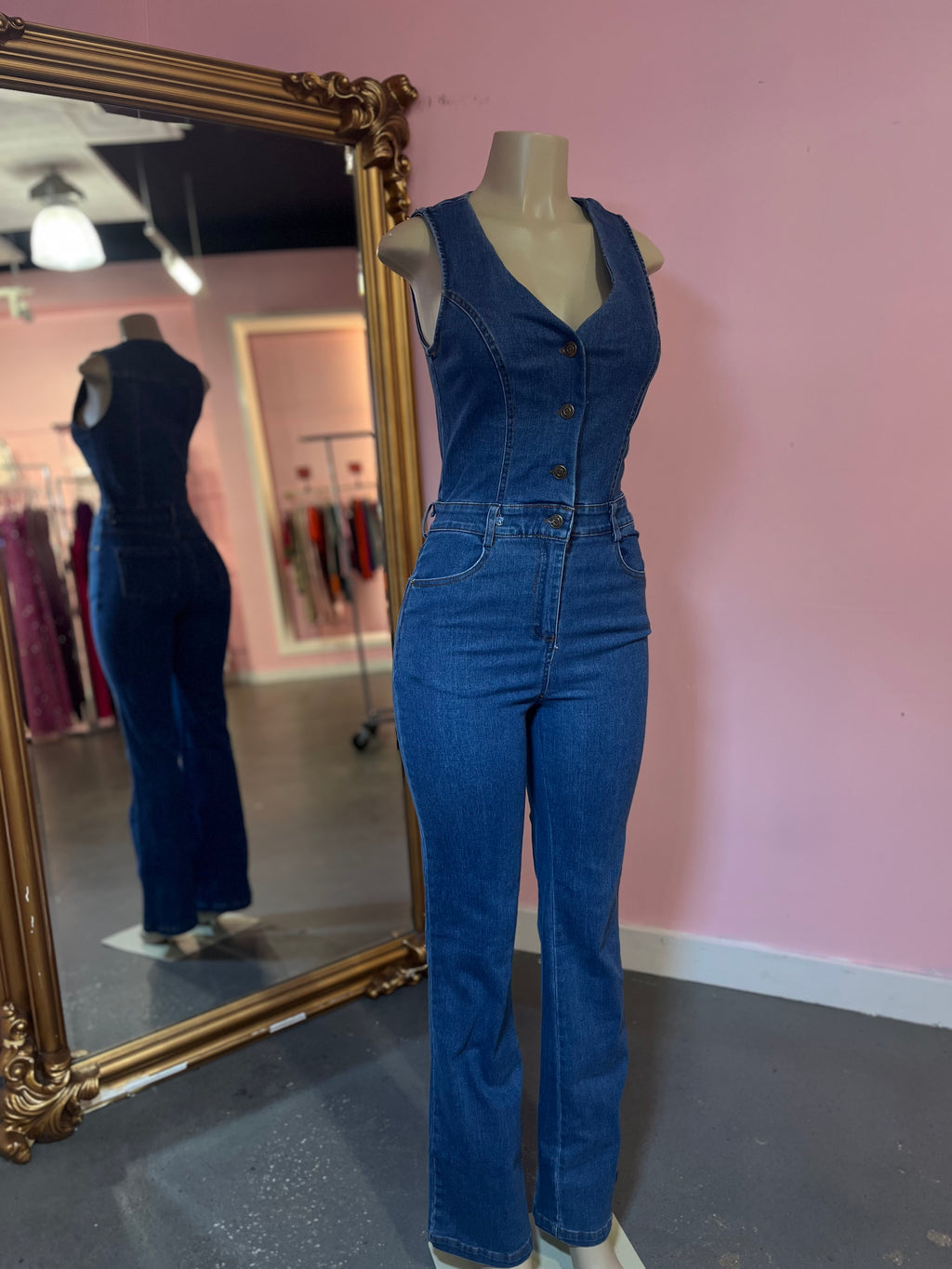 Regina Denim Jumpsuit